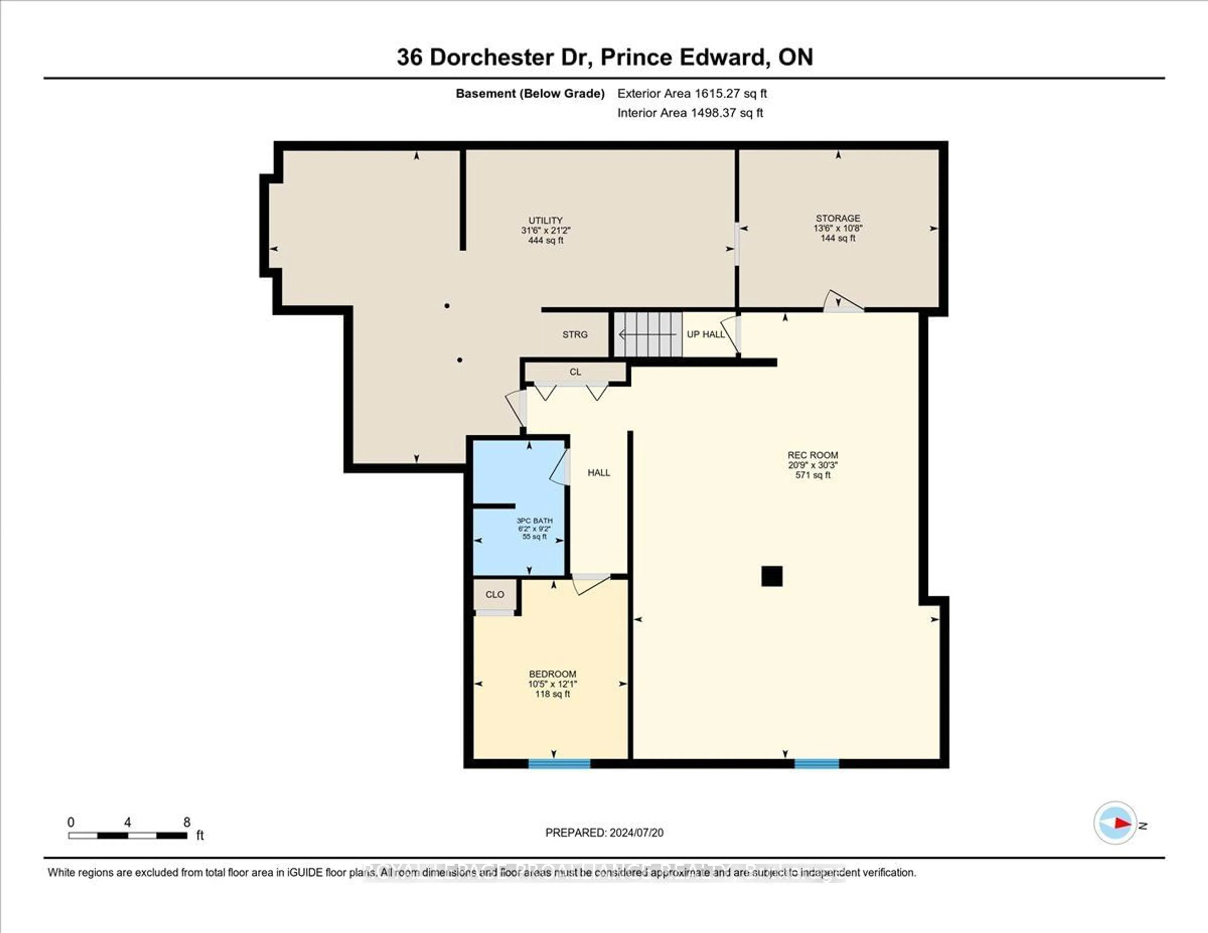 Floor plan for 36 Dorchester Dr, Prince Edward County Ontario K0K 3L0