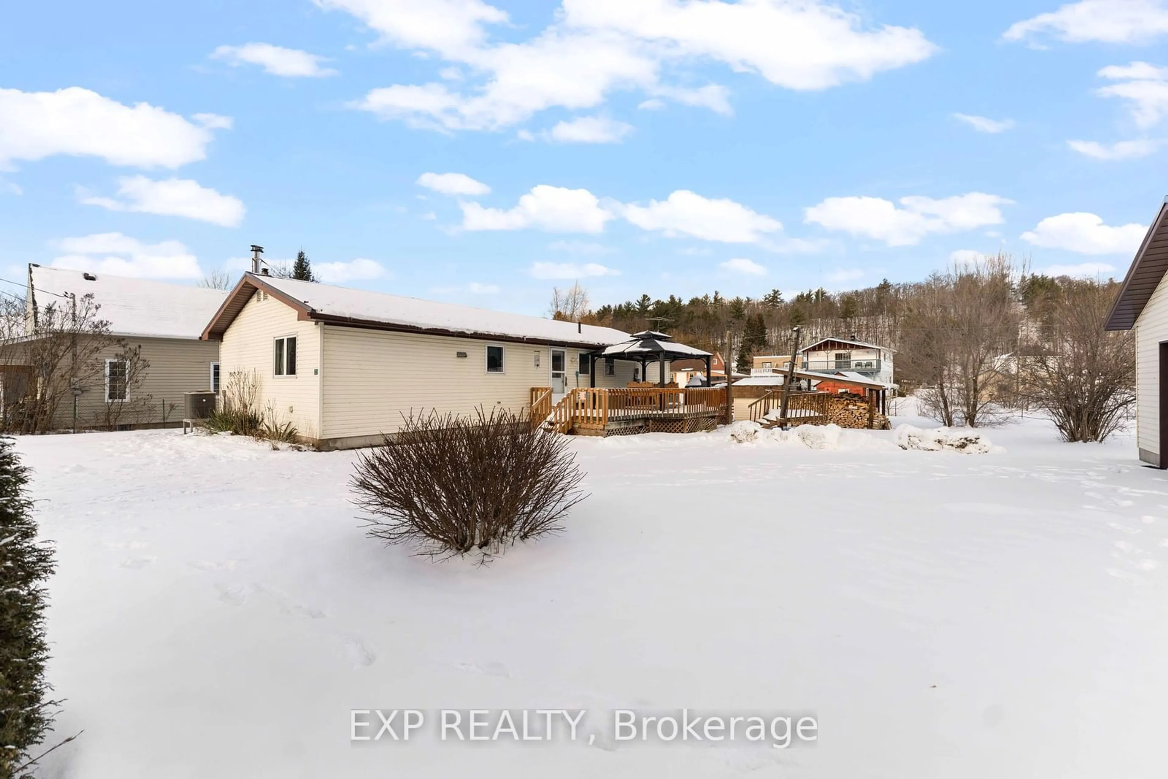 A pic from outside/outdoor area/front of a property/back of a property/a pic from drone, unknown for 123 Casey St, Madawaska Valley Ontario K0J 1B0