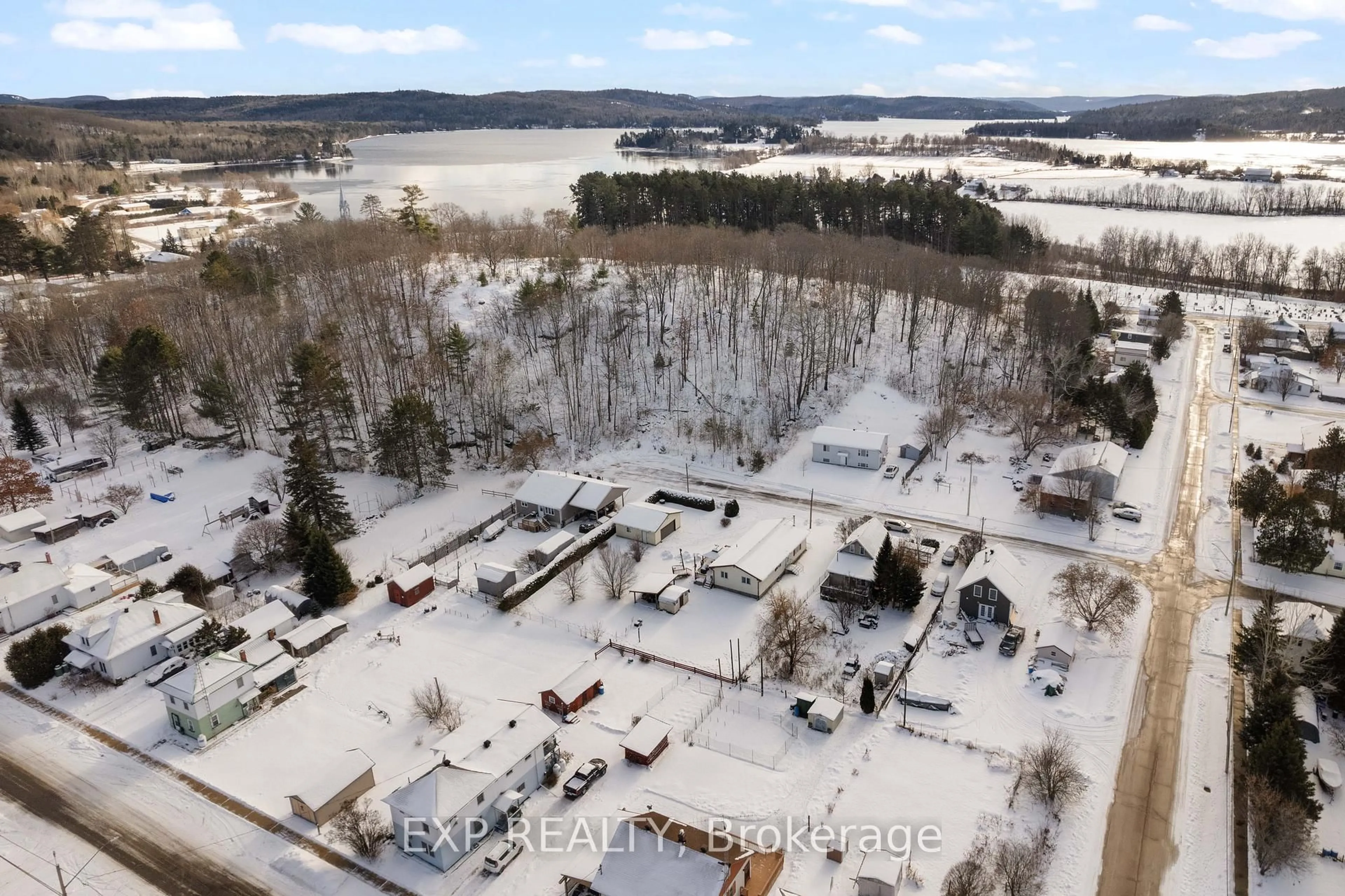 A pic from outside/outdoor area/front of a property/back of a property/a pic from drone, unknown for 123 Casey St, Barry's Bay Ontario K0J 1B0