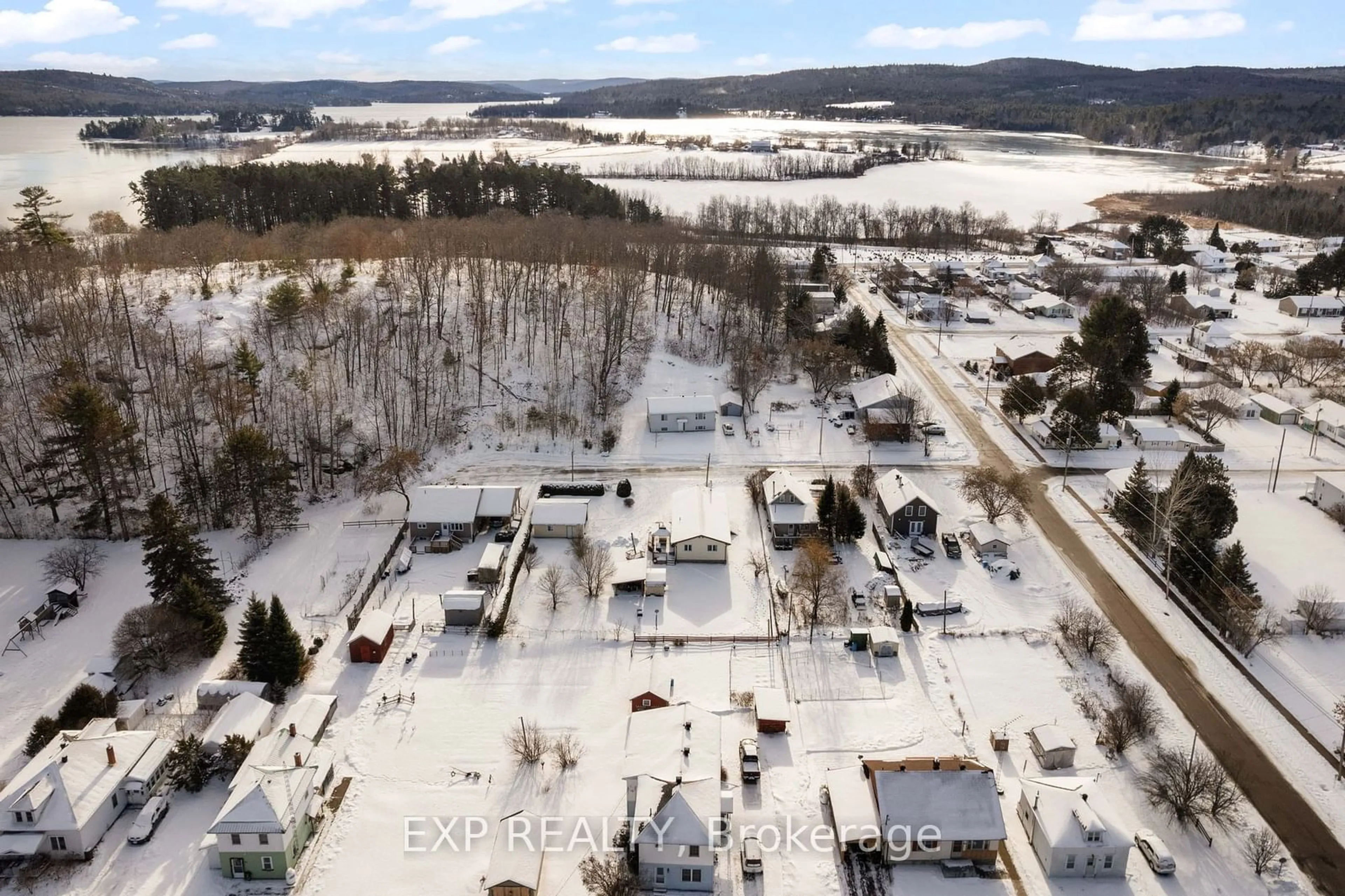 A pic from outside/outdoor area/front of a property/back of a property/a pic from drone, unknown for 123 Casey St, Madawaska Valley Ontario K0J 1B0