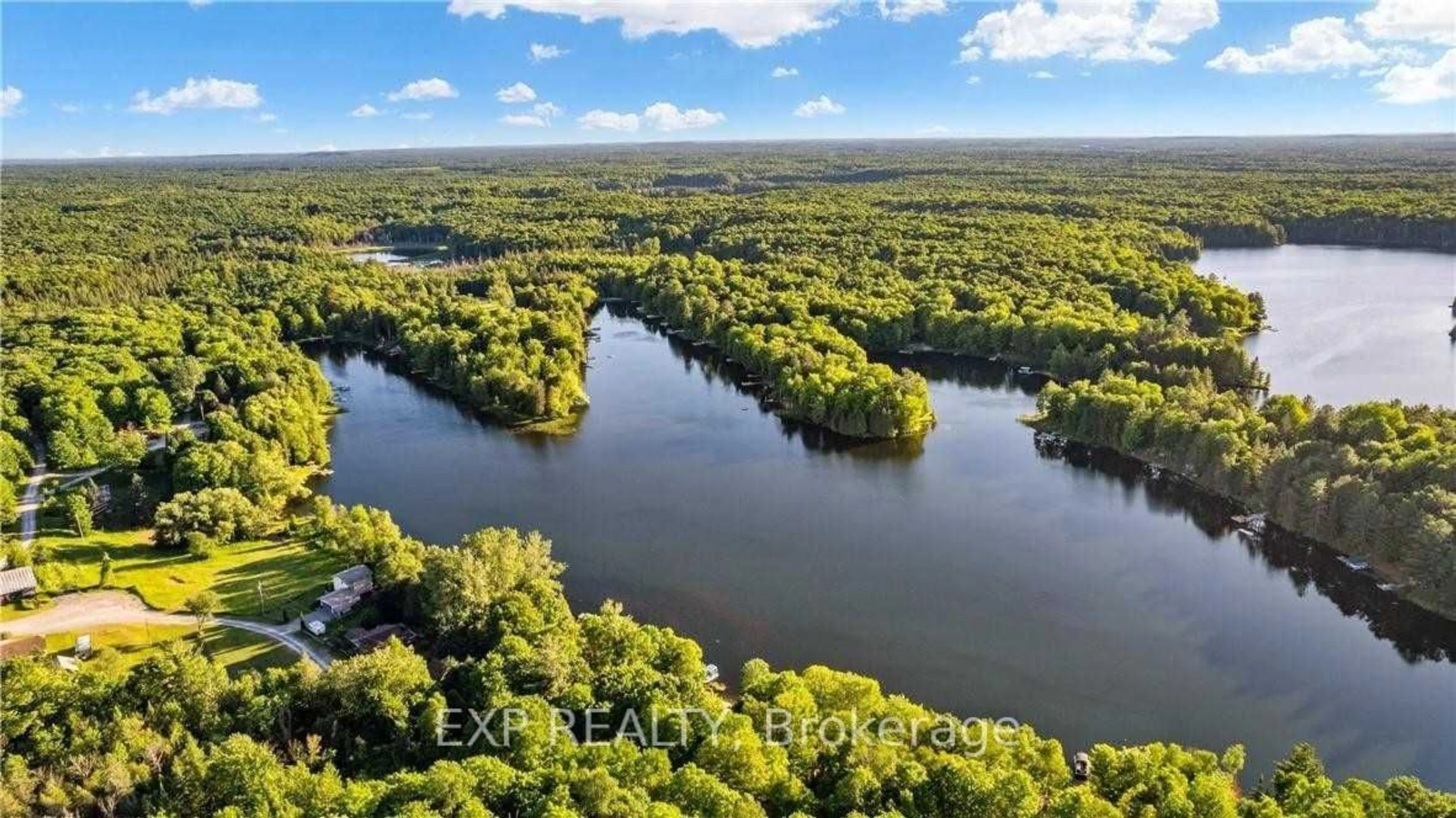 A pic from outside/outdoor area/front of a property/back of a property/a pic from drone, water/lake/river/ocean view for 25 Fire Route 296 Rte, Galway-Cavendish and Harvey Ontario K0L 1J0