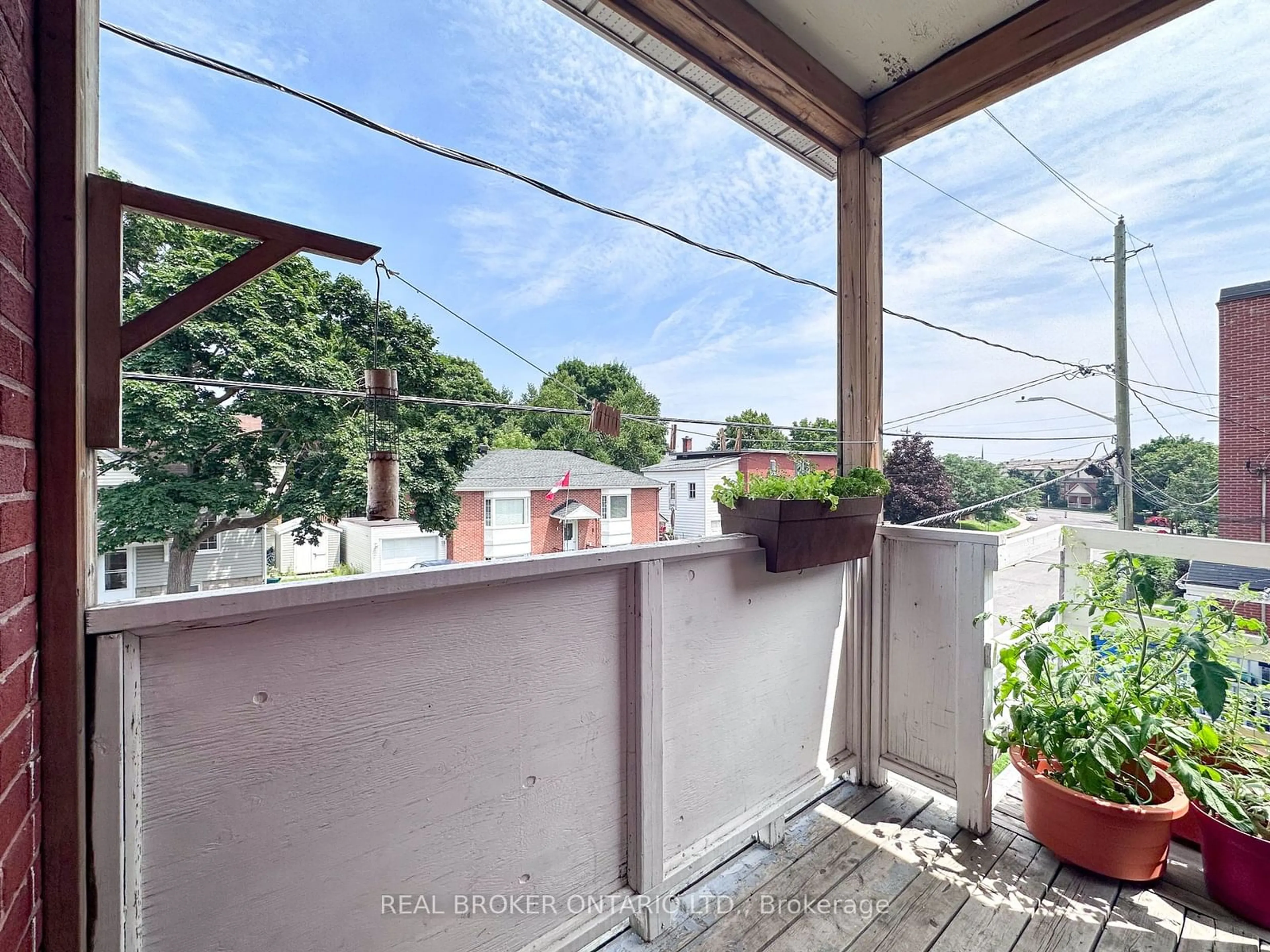 Balcony in the apartment, city buildings view from balcony for 110 Genest St, Vanier and Kingsview Park Ontario K1C 7Z2