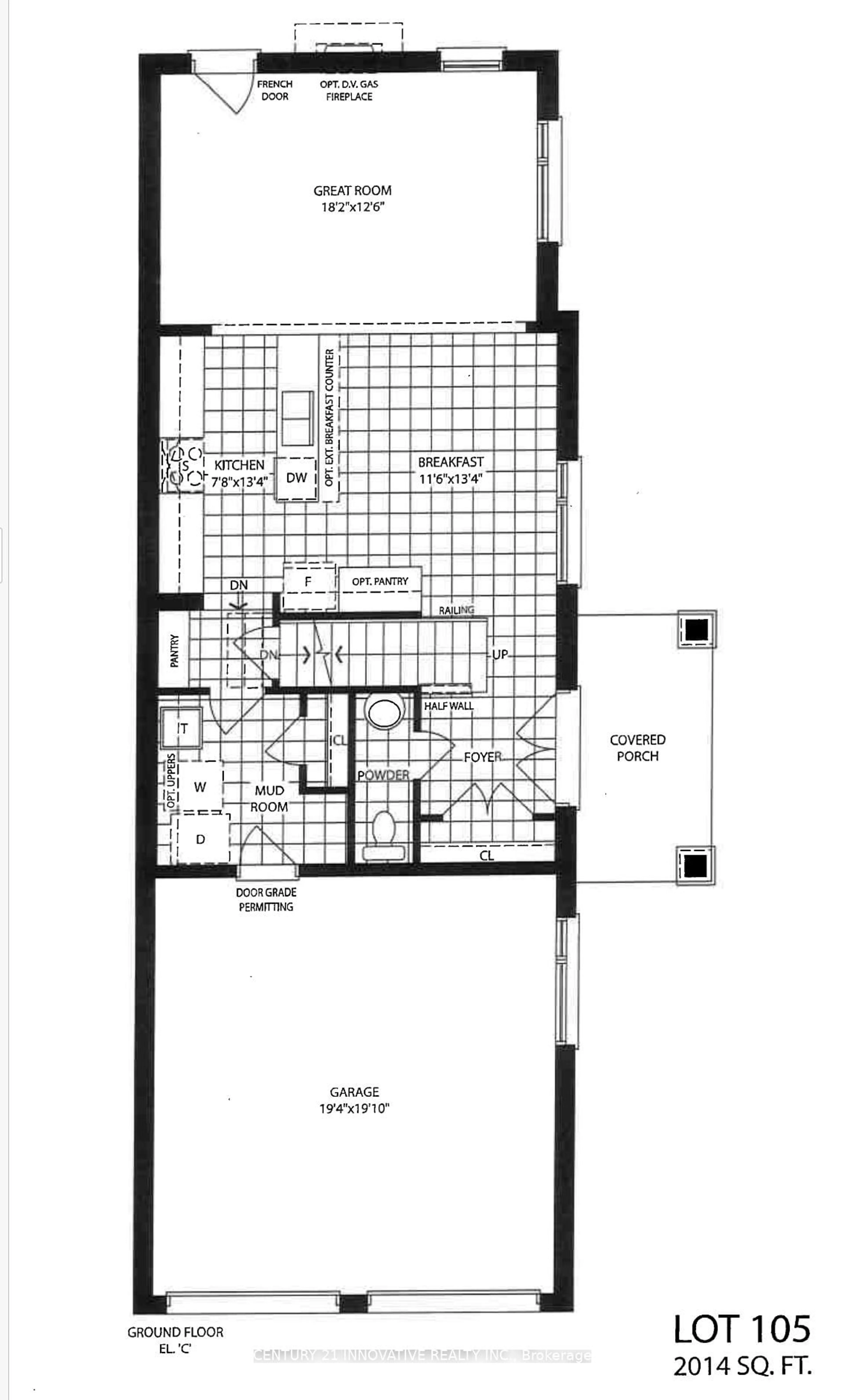 Floor plan for 17 Gilham Way, Brant Ontario N3L 0M7