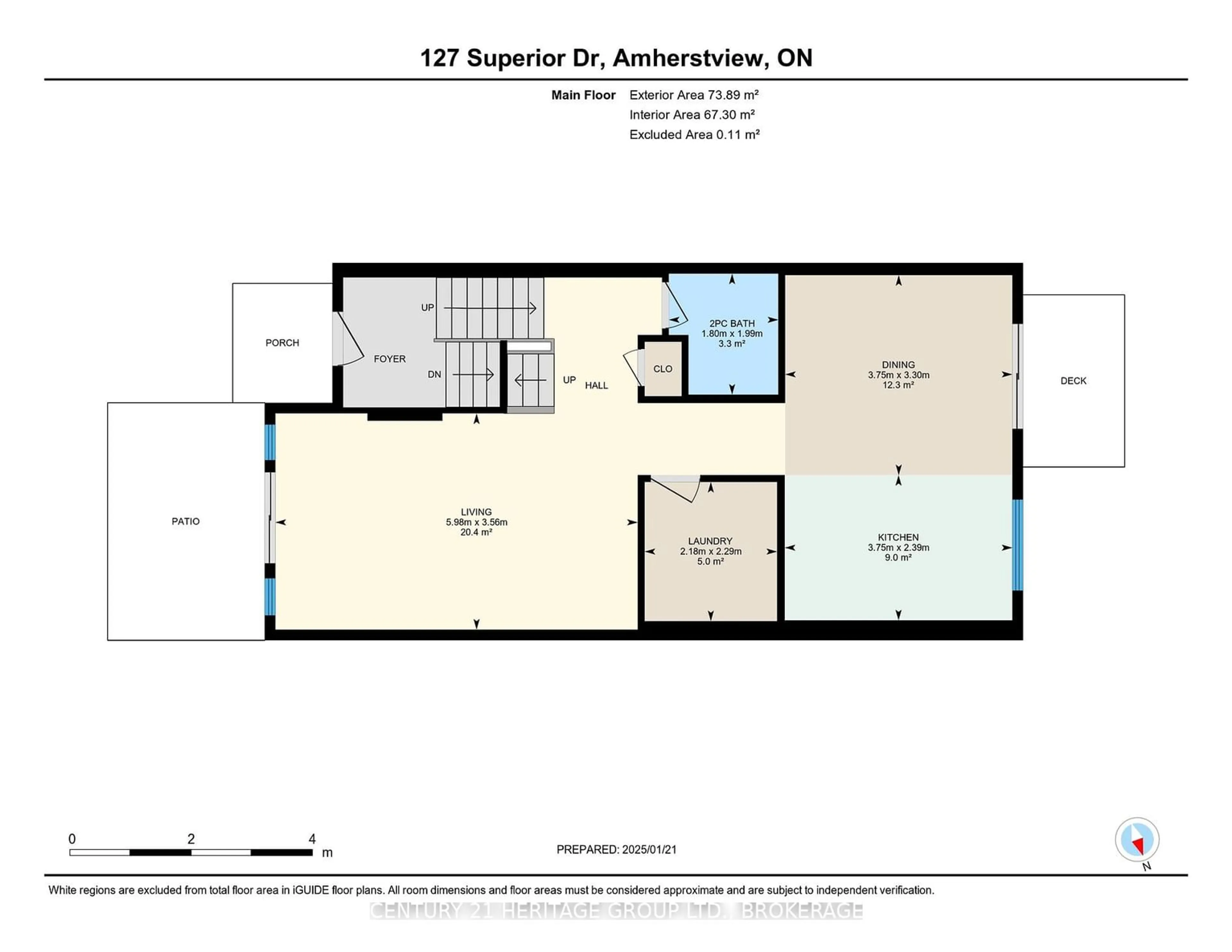 Floor plan for 127 Superior Dr, Loyalist Ontario K7N 0E5