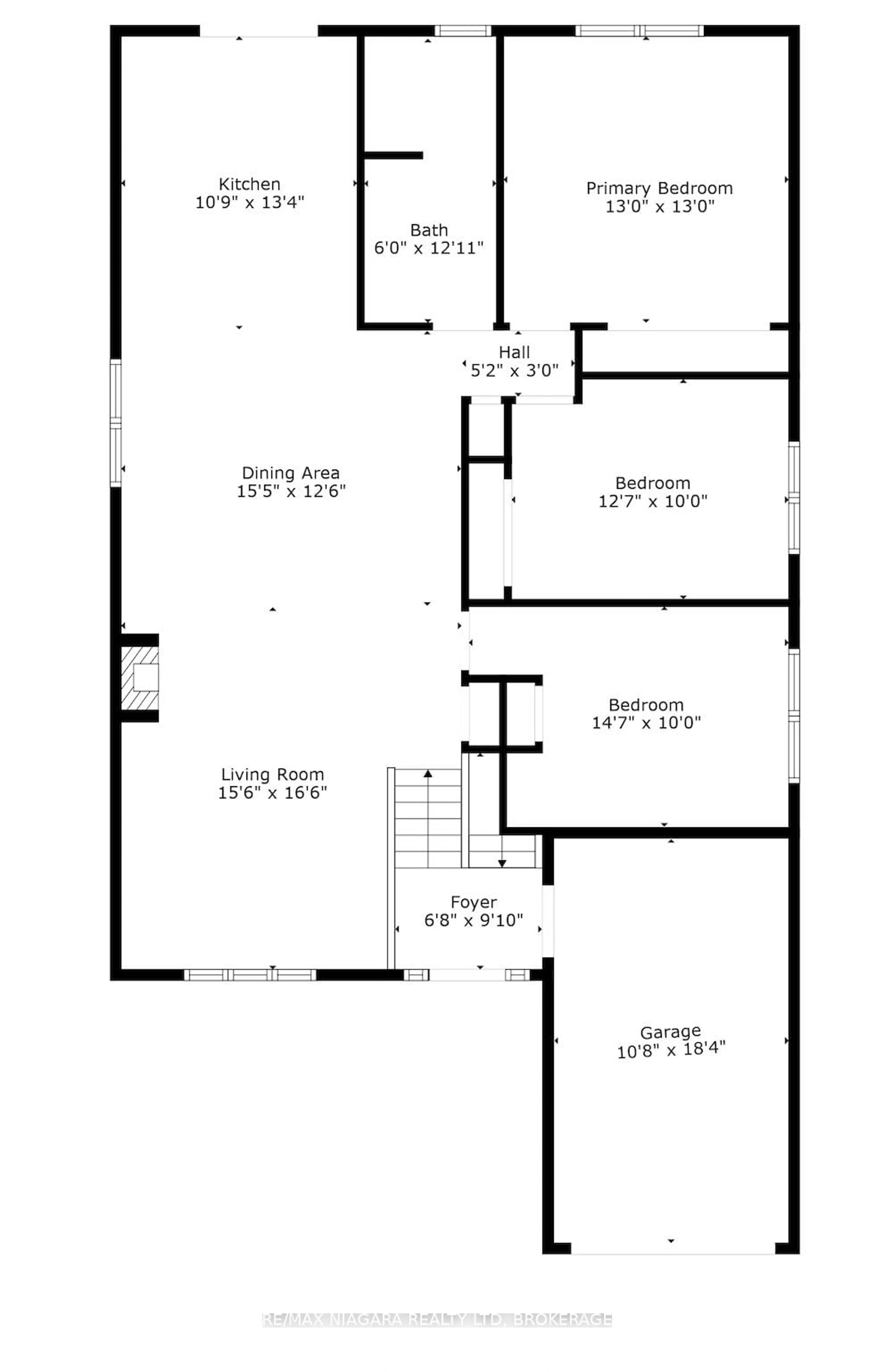 Floor plan for 344 St. Lawrence Dr, Welland Ontario L3C 7H7