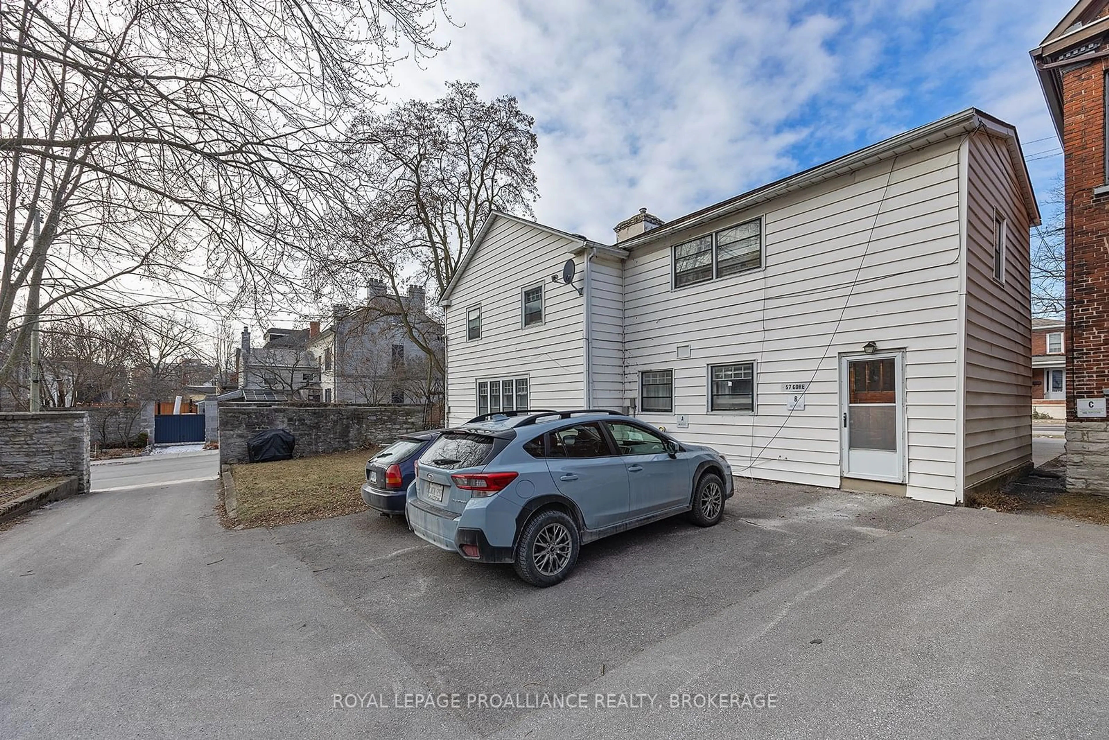 A pic from outside/outdoor area/front of a property/back of a property/a pic from drone, street for 57-59 Gore St, Kingston Ontario K7L 2L3