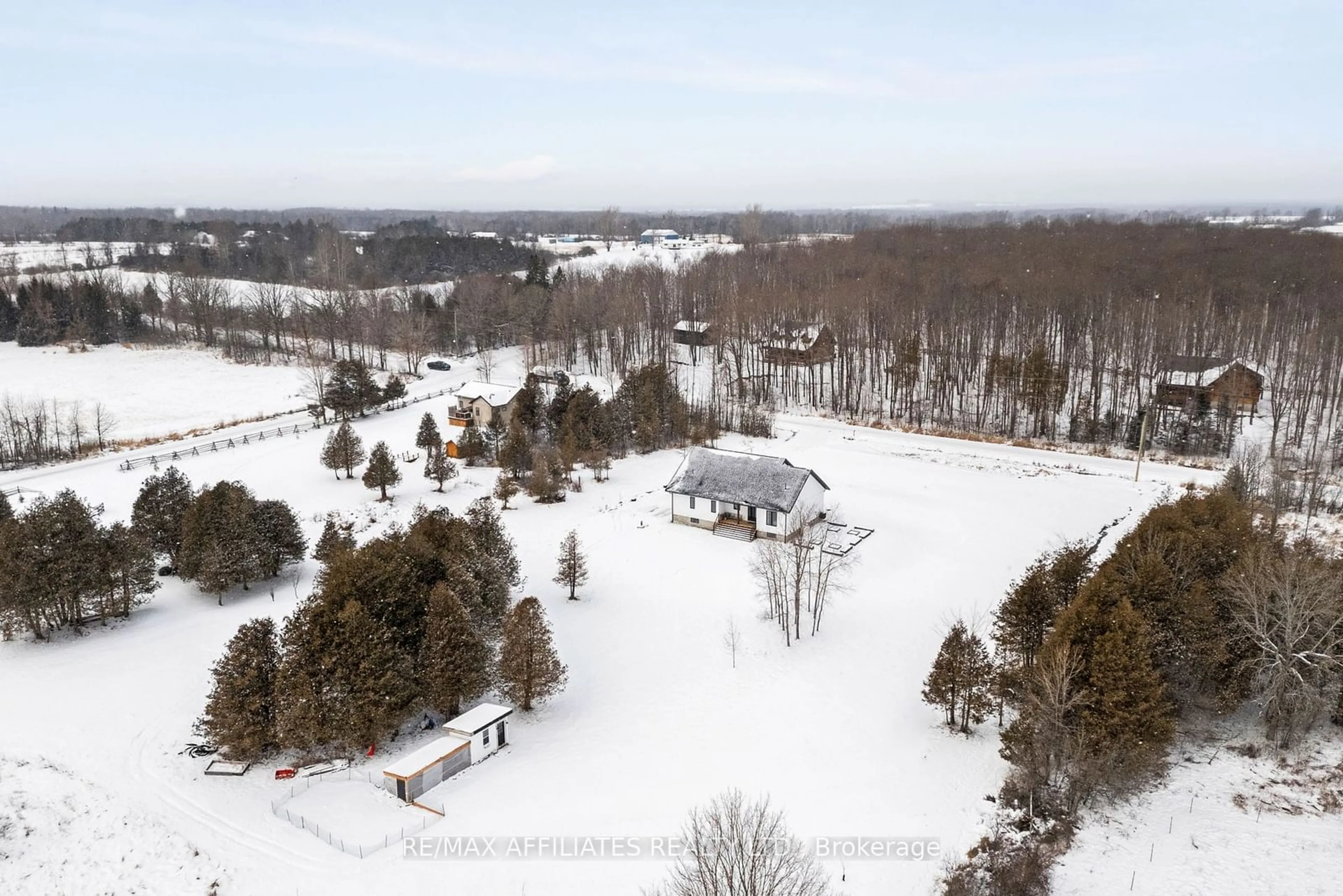 A pic from outside/outdoor area/front of a property/back of a property/a pic from drone, mountain view for 1647 Drummond Conc. 10A Rd, Drummond/North Elmsley Ontario K7H 0L3