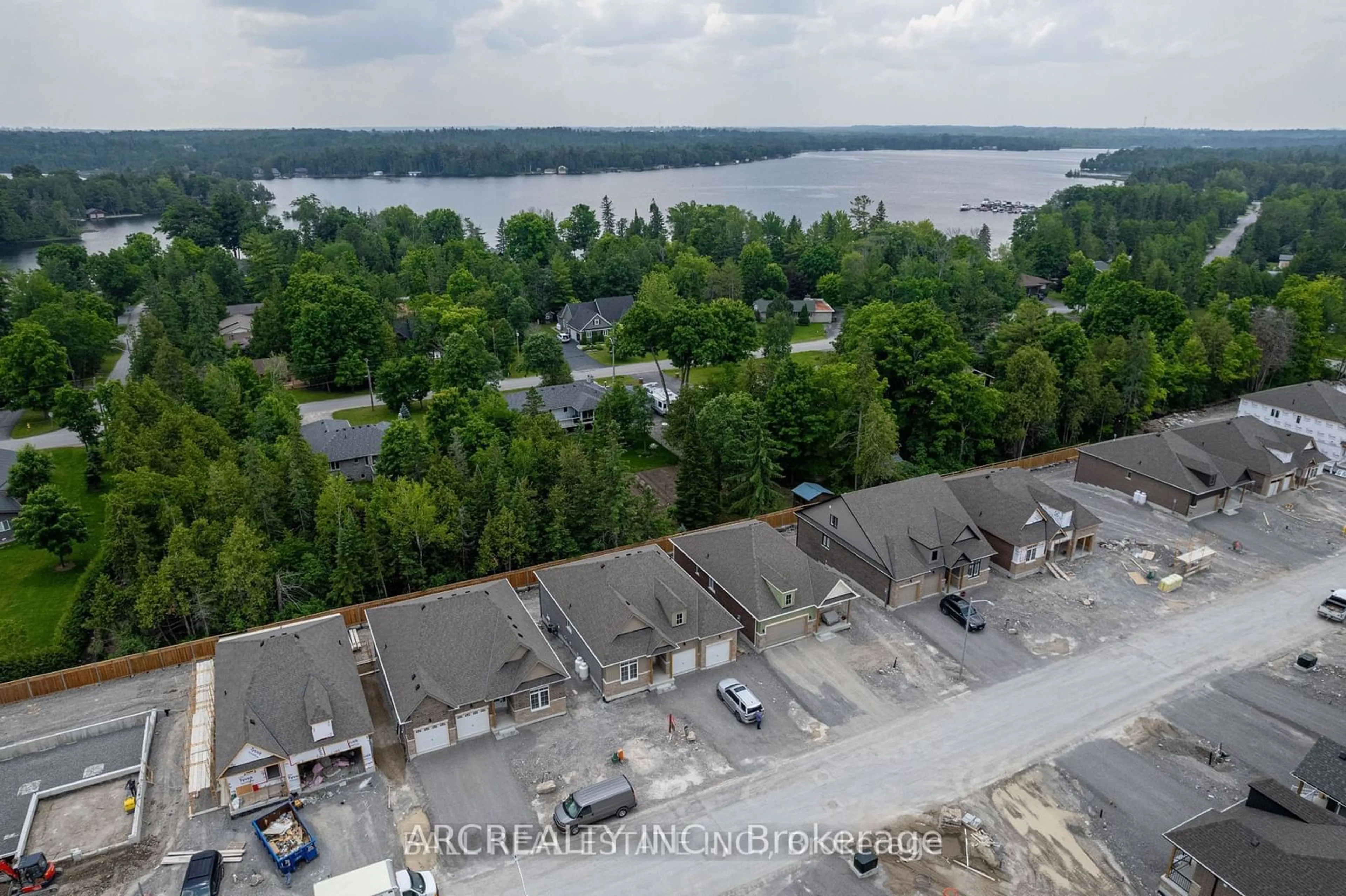 A pic from outside/outdoor area/front of a property/back of a property/a pic from drone, water/lake/river/ocean view for 31 Hillcroft Way, Kawartha Lakes Ontario K0M 1A0