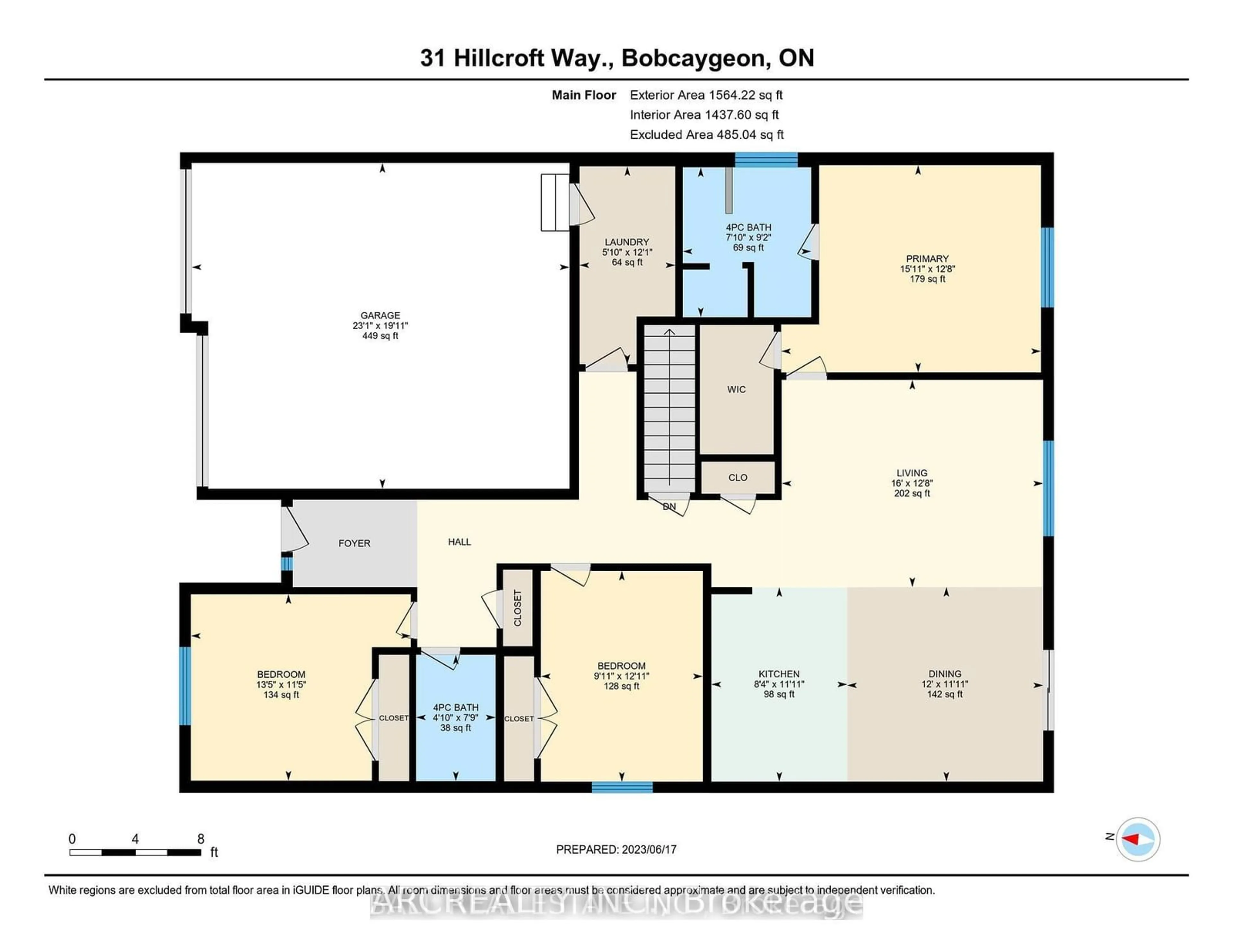 Floor plan for 31 Hillcroft Way, Kawartha Lakes Ontario K0M 1A0