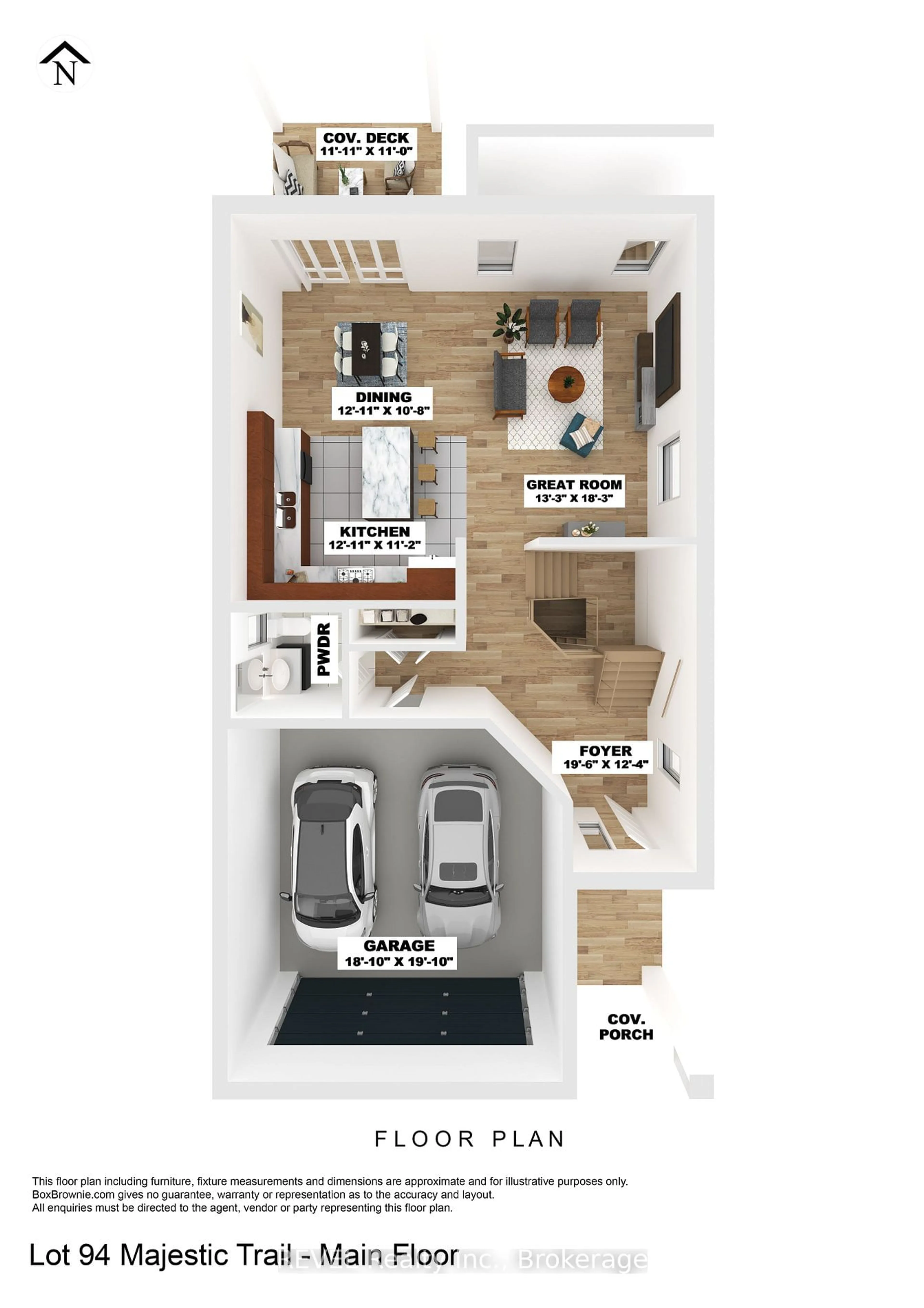 Floor plan for 7311 Majestic Tr, Niagara Falls Ontario L2H 3V4