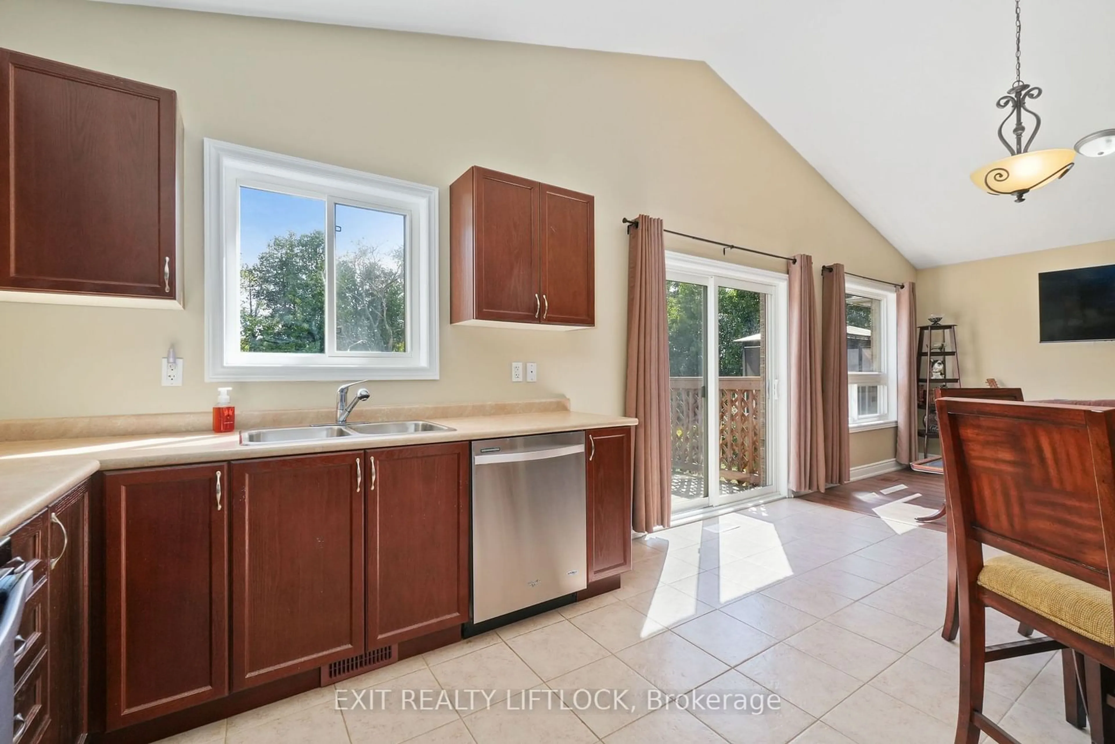 Open concept kitchen, ceramic/tile floor for 36 White Hart Lane, Trent Hills Ontario K0L 1Y0