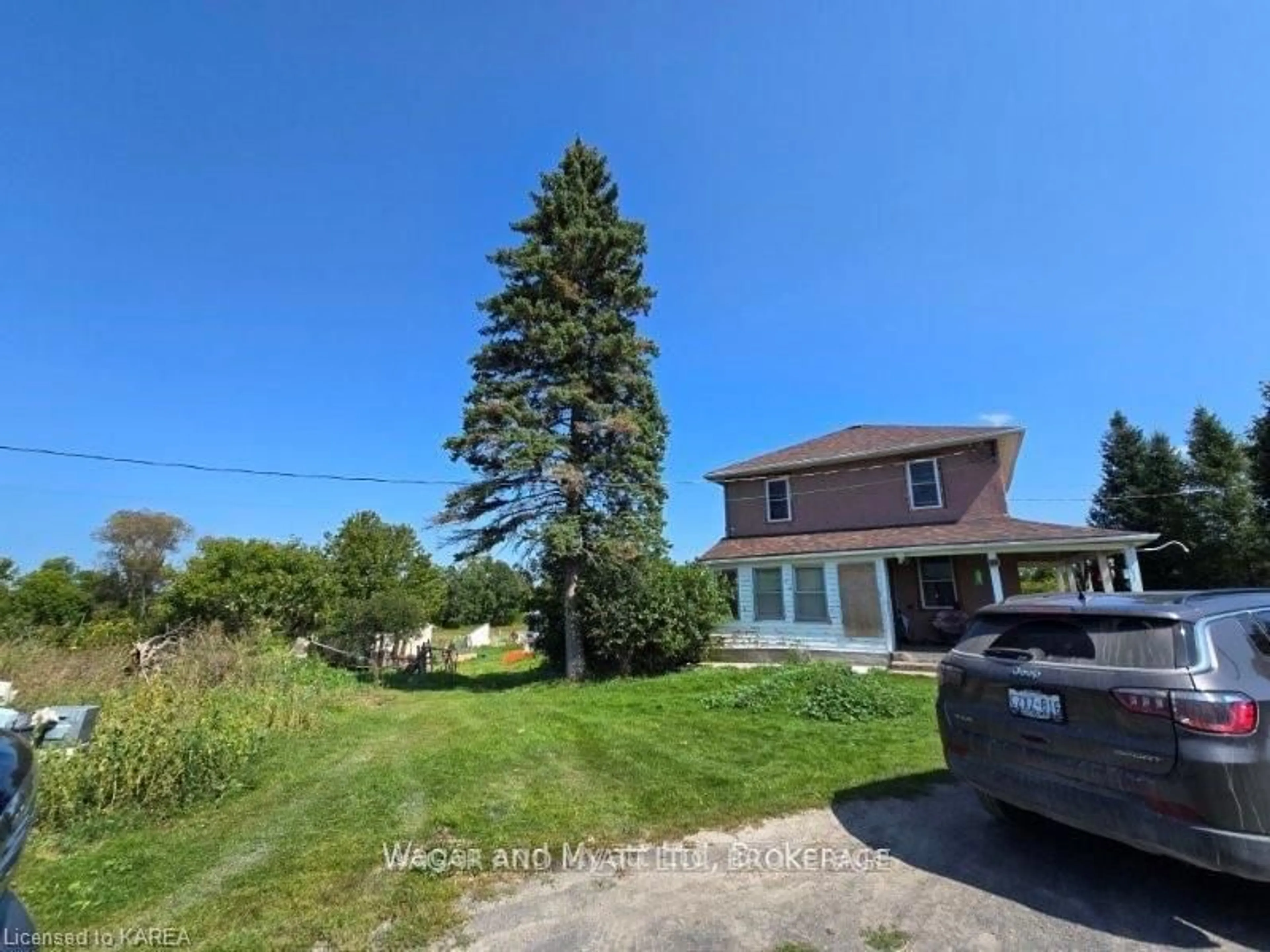 A pic from outside/outdoor area/front of a property/back of a property/a pic from drone, unknown for 299 BUTTERMILK FALLS Rd, Greater Napanee Ontario K0K 2W0