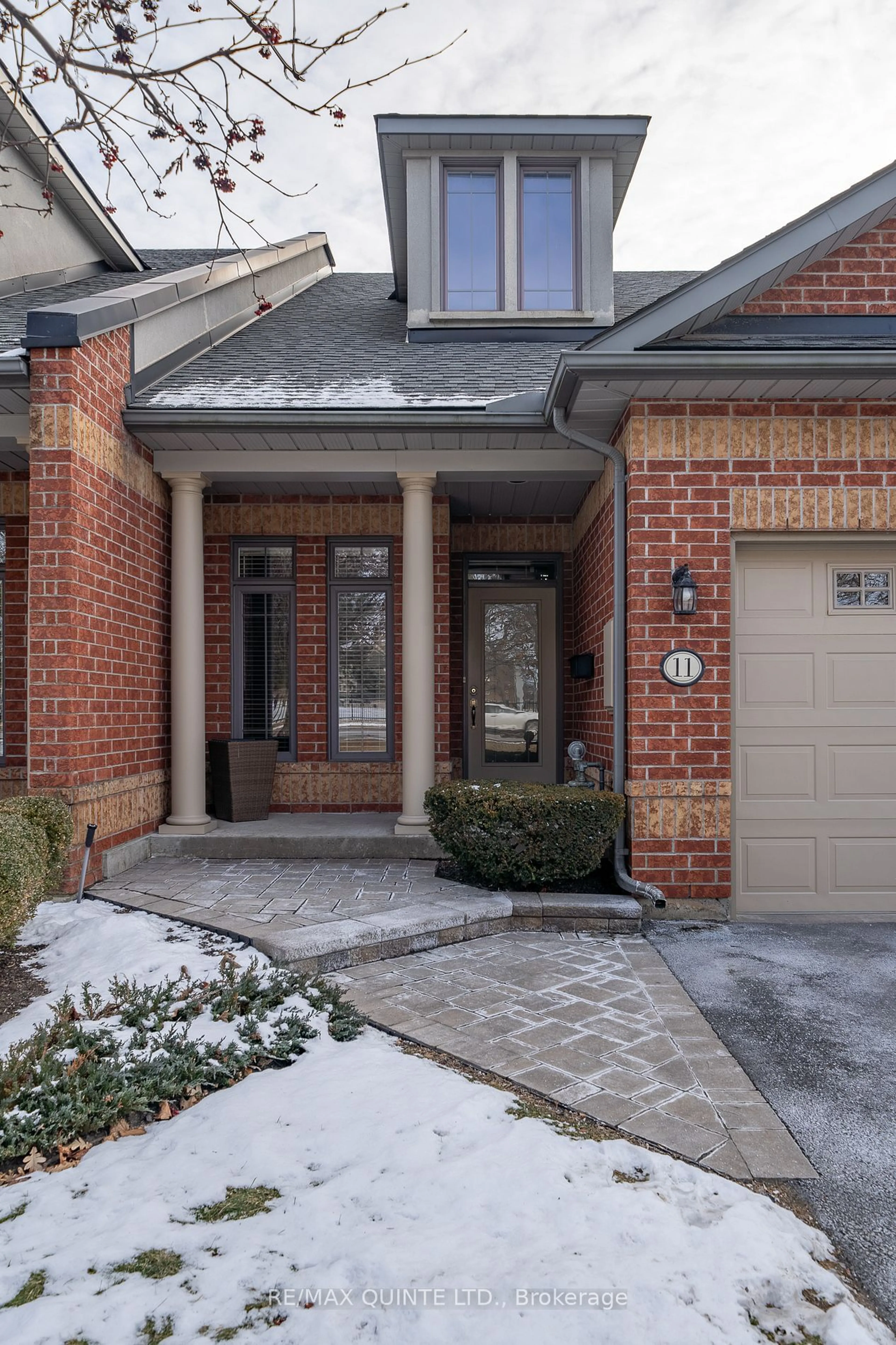 Home with brick exterior material, street for 355 Dundas St #11, Belleville Ontario K8P 1B3