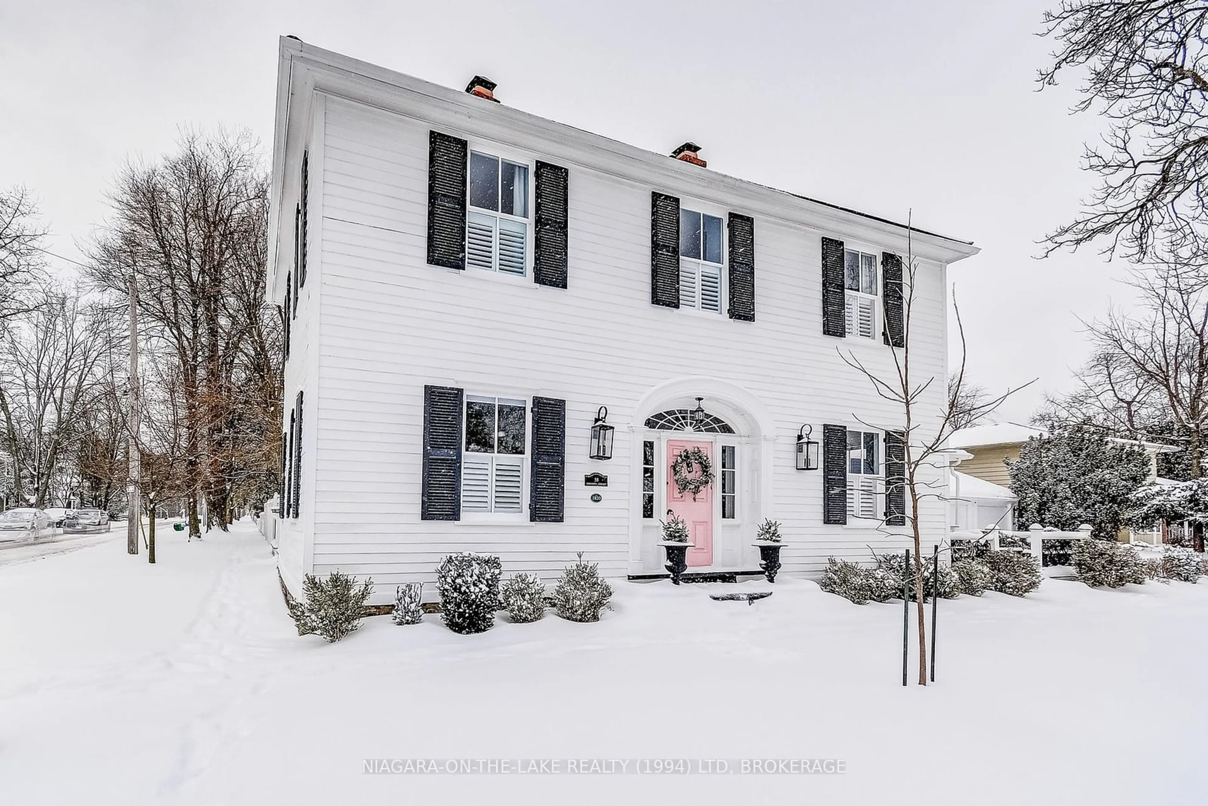 Home with vinyl exterior material, street for 58 JOHNSON St, Niagara-on-the-Lake Ontario L0S 1J0