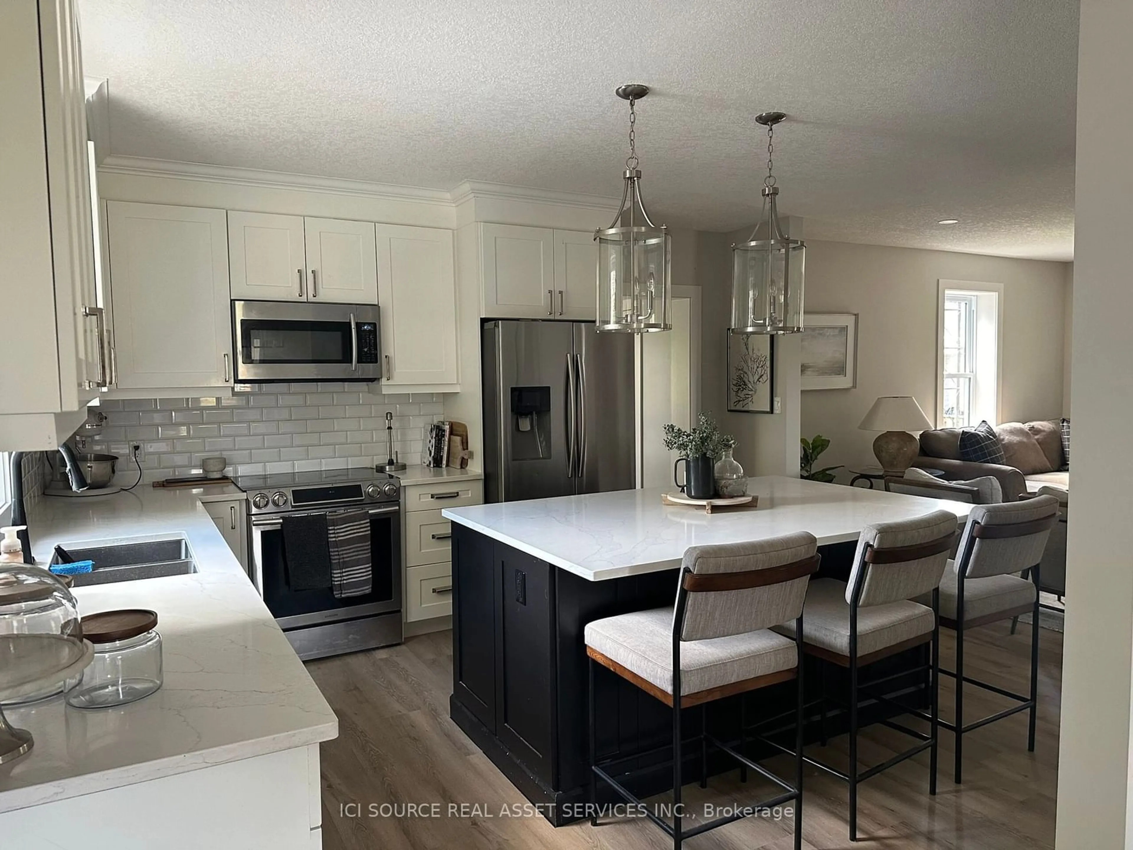 Open concept kitchen, ceramic/tile floor for 190 La Salette Rd, Norfolk Ontario N0E 1H0