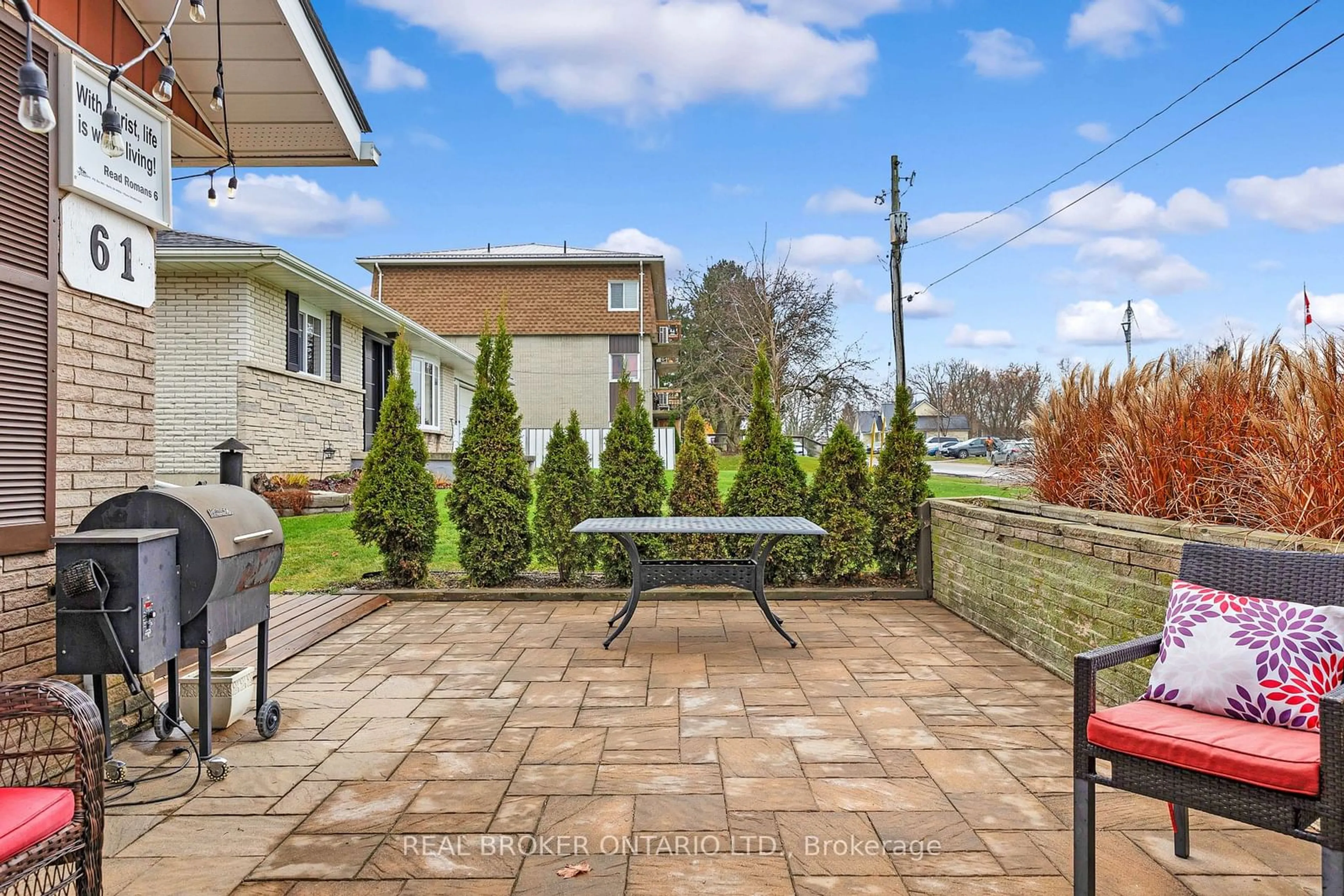 Patio, street for 61 William St, Perth East Ontario N0K 1M0