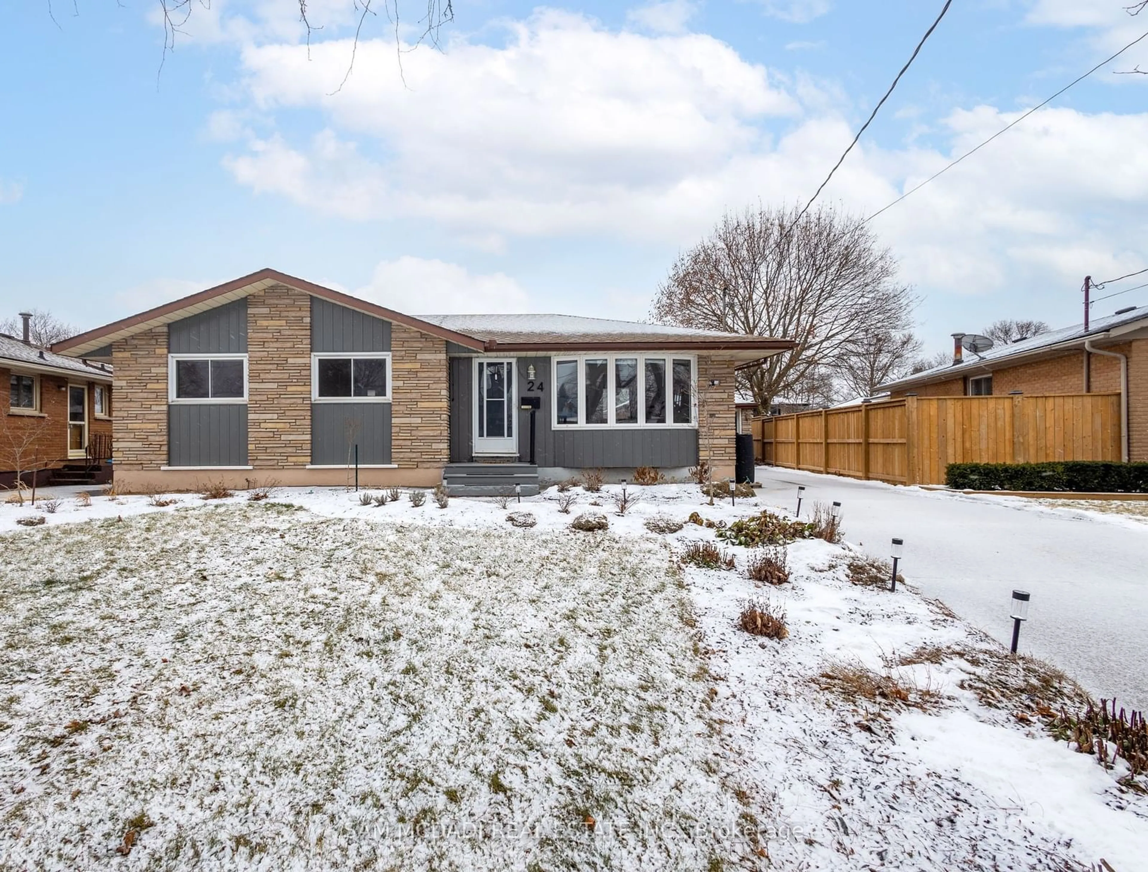 Home with brick exterior material, street for 24 Regent Dr, St. Catharines Ontario L2M 3L5