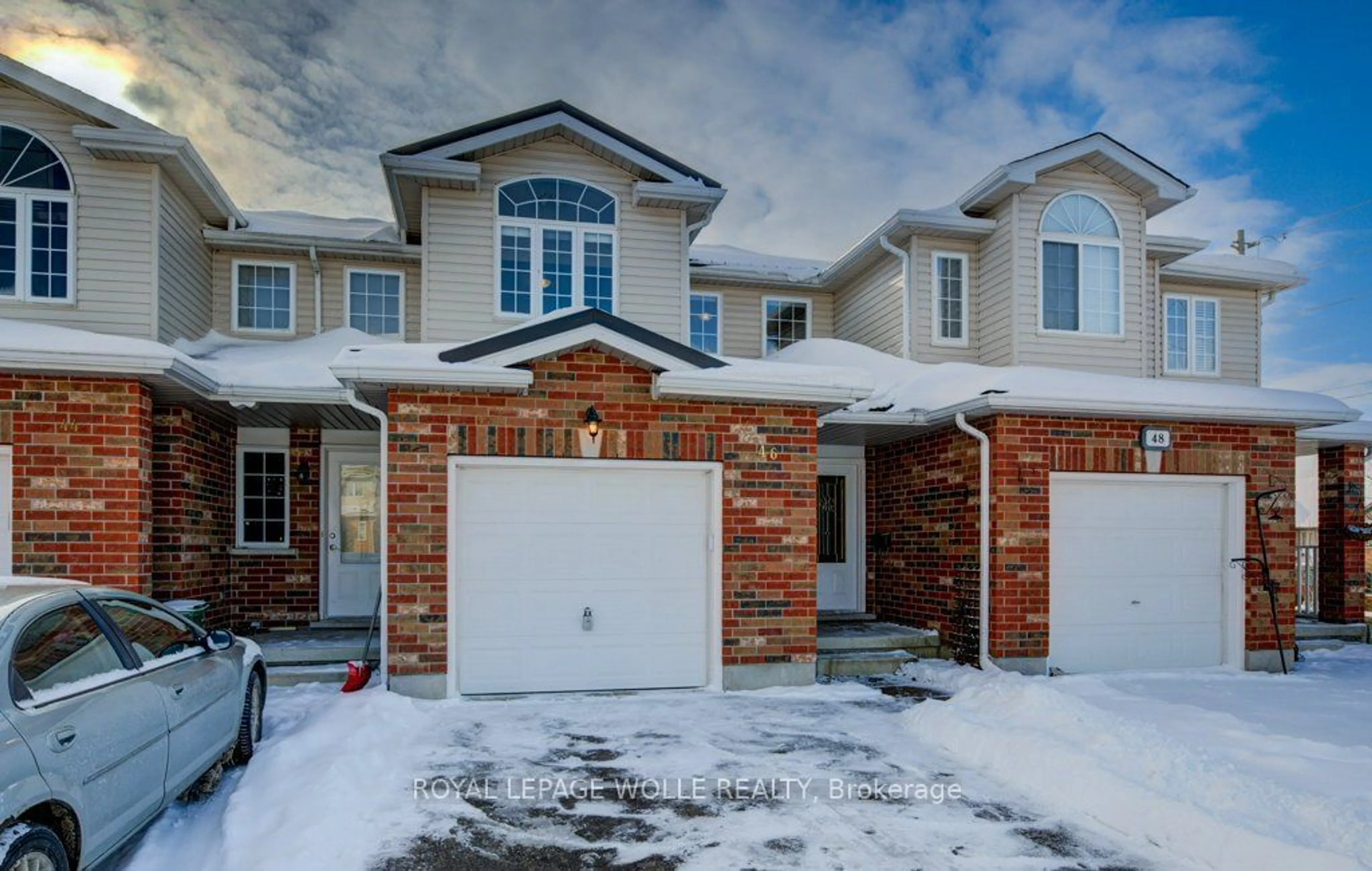 Home with brick exterior material, street for 46 Hasler Cres, Guelph Ontario N1L 0A2