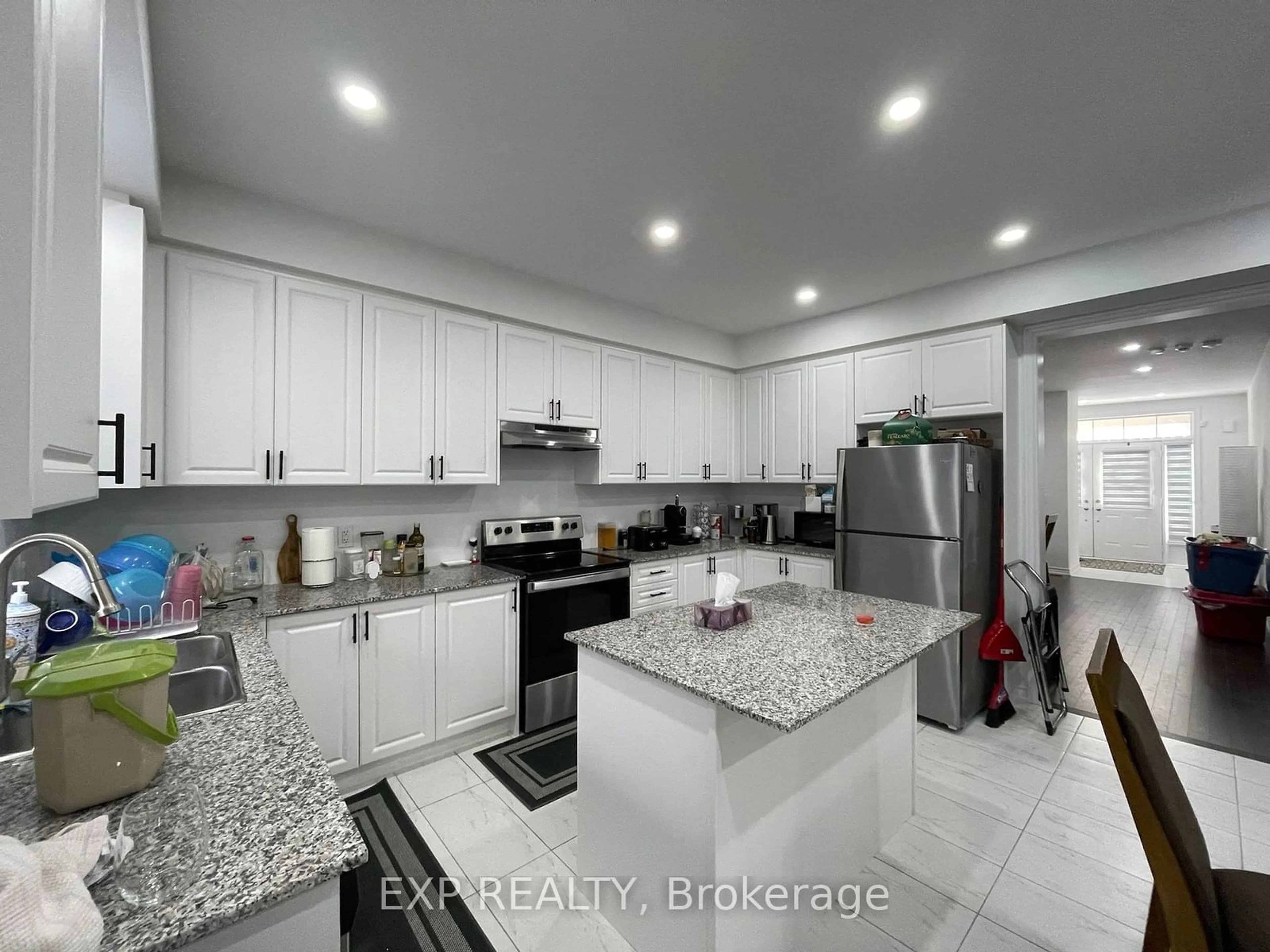 Open concept kitchen, ceramic/tile floor for 25 Corbett St, Southgate Ontario N0C 1B0