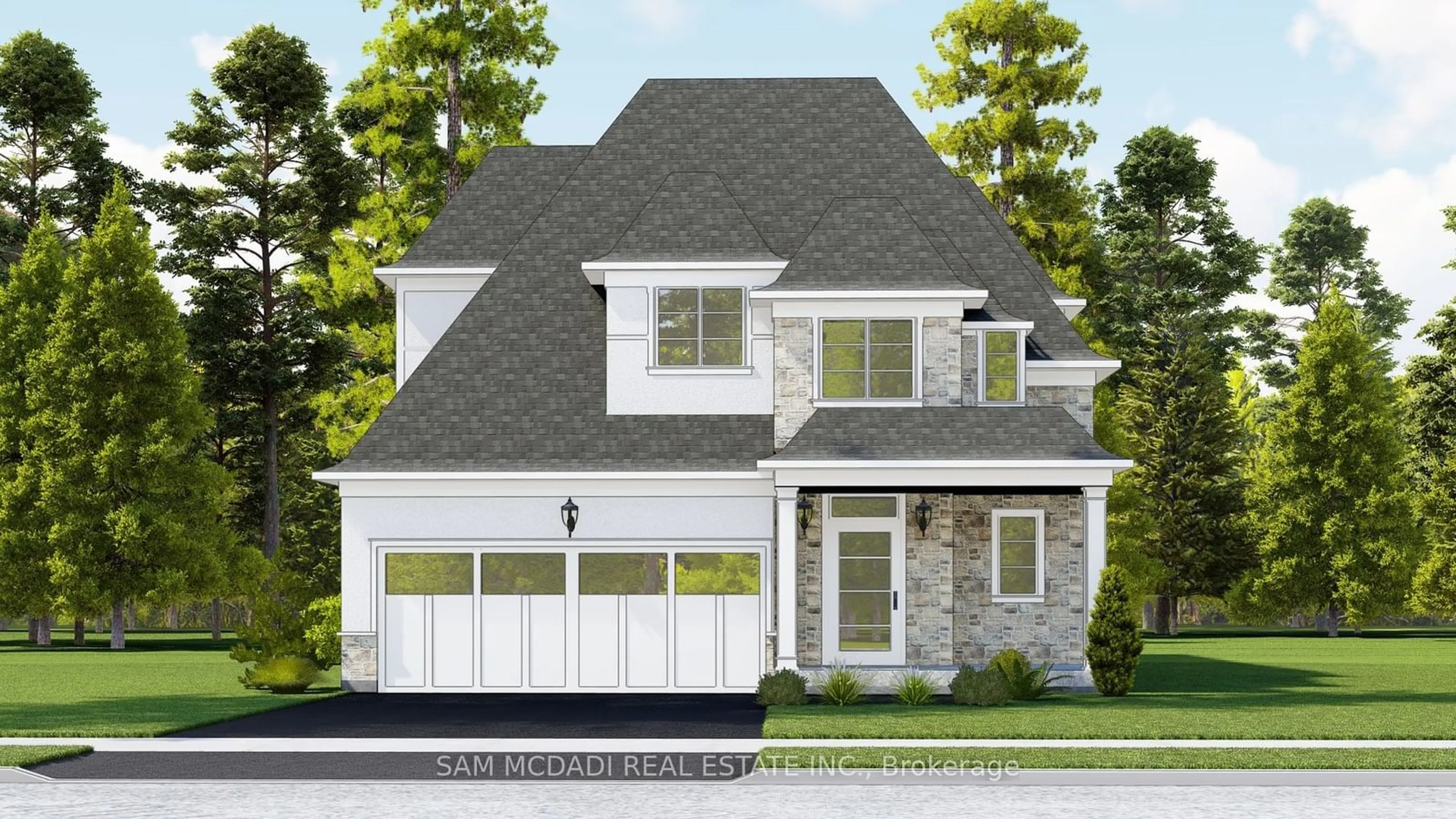 Home with brick exterior material, street for 16 Linden Lane #Lot 3, Grimsby Ontario L3M 5M6