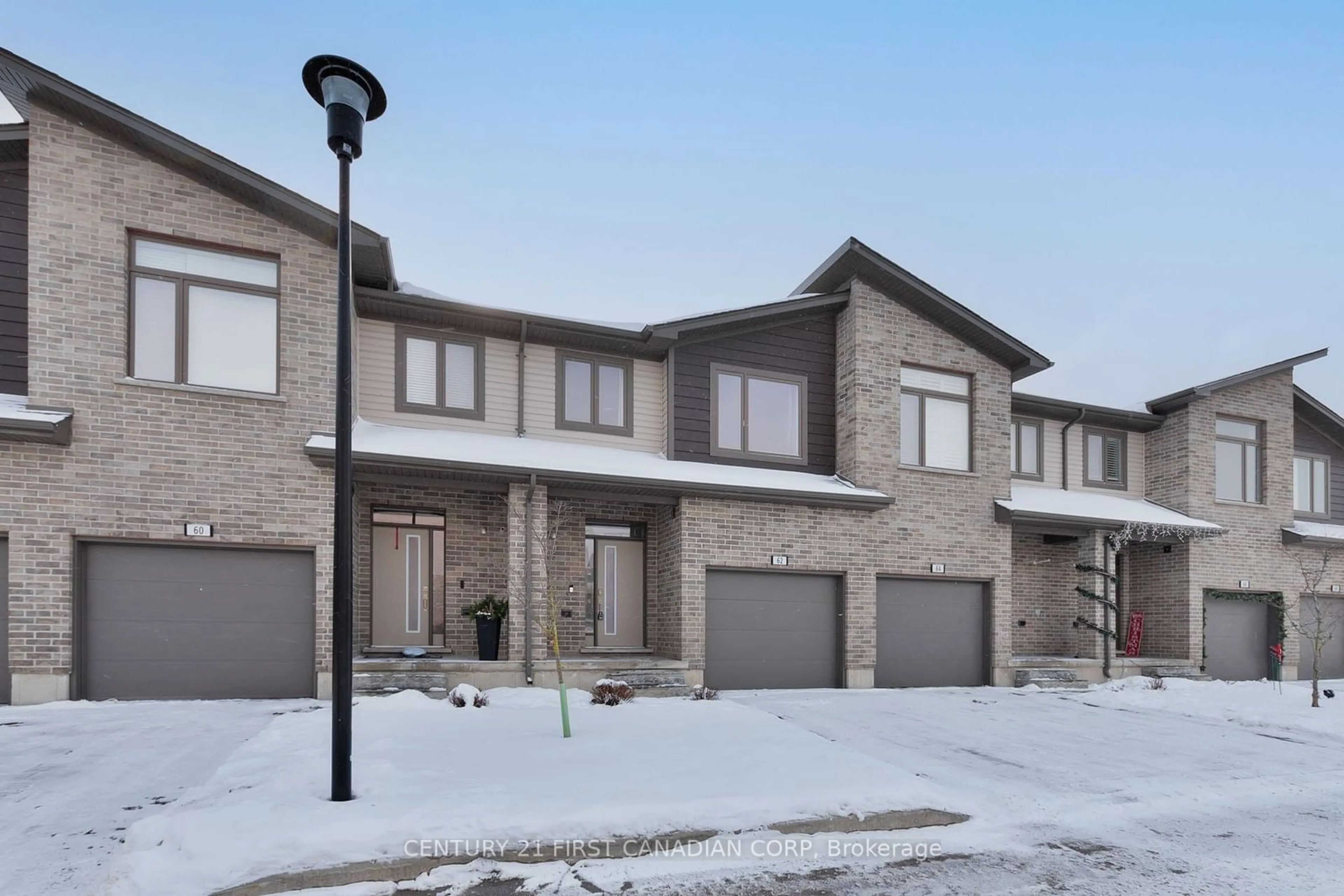 Home with brick exterior material, street for 2070 MEADOWGATE BLVD #62, London Ontario N6M 0H5