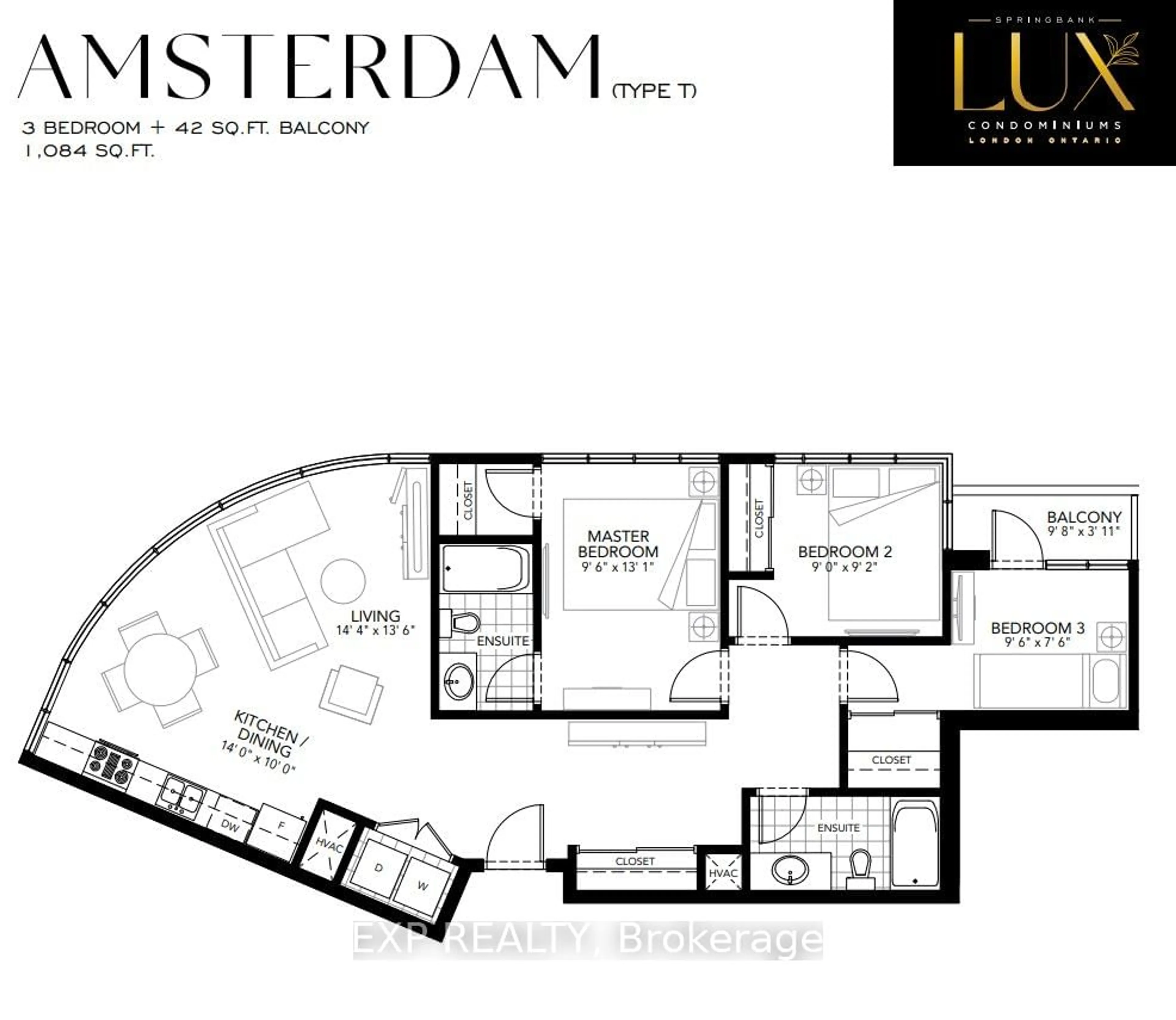 Floor plan for 464 Springbank Dr #720, London Ontario N6J 1G8