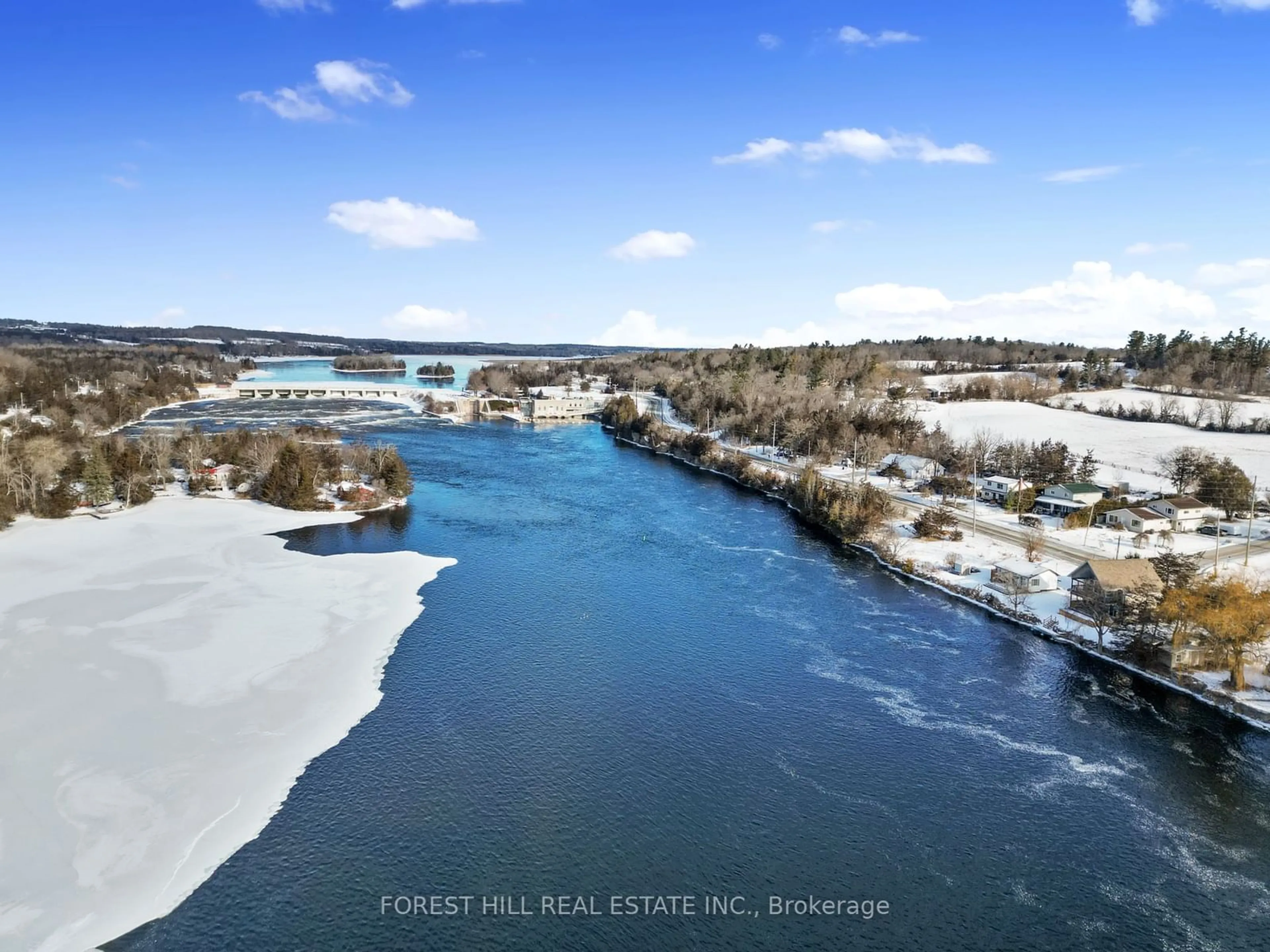 A pic from outside/outdoor area/front of a property/back of a property/a pic from drone, water/lake/river/ocean view for 1686 8th Line, Trent Hills Ontario K0L 1L0