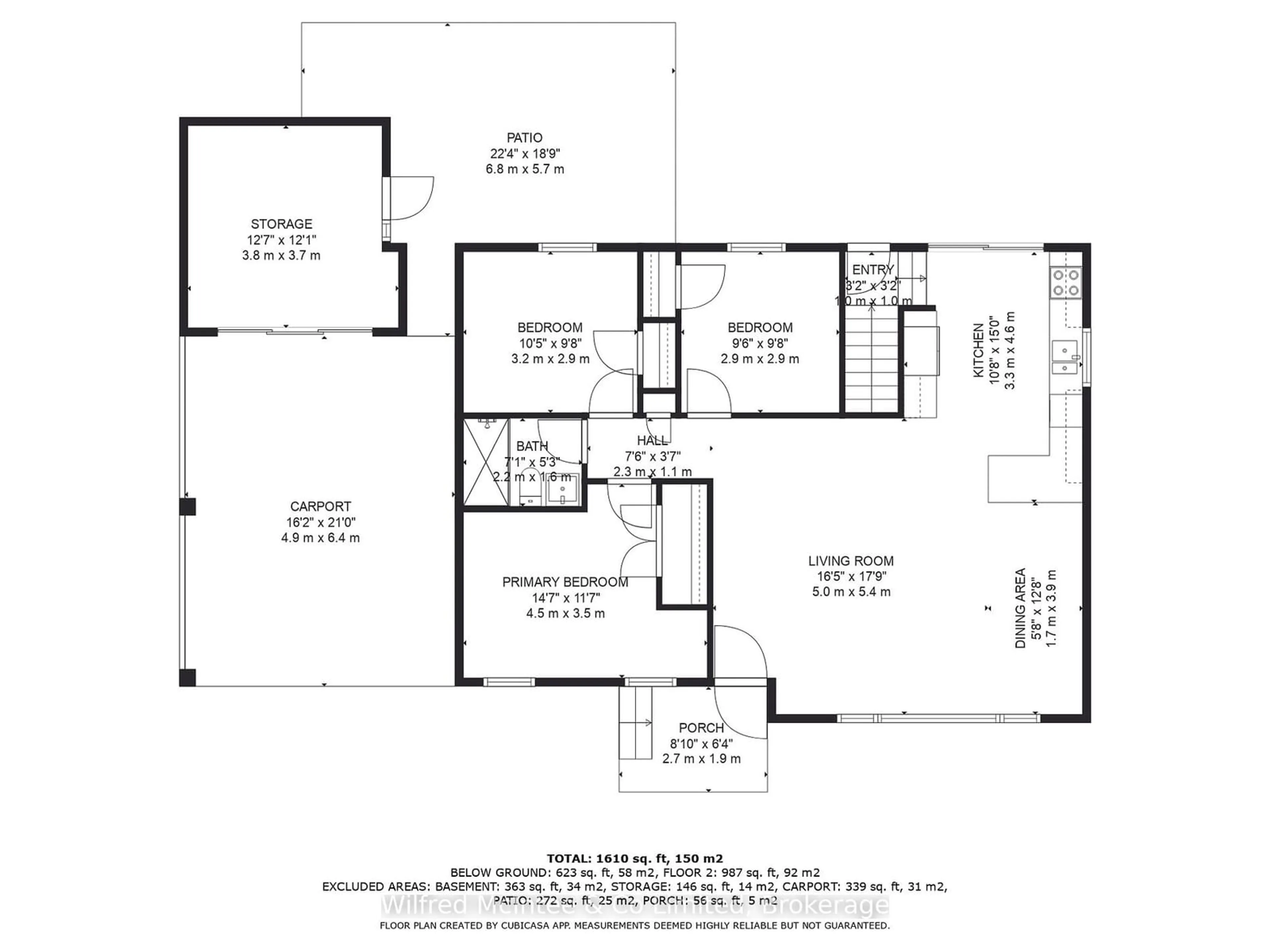 Floor plan for 119 Hinks St, Brockton Ontario N0G 2V0