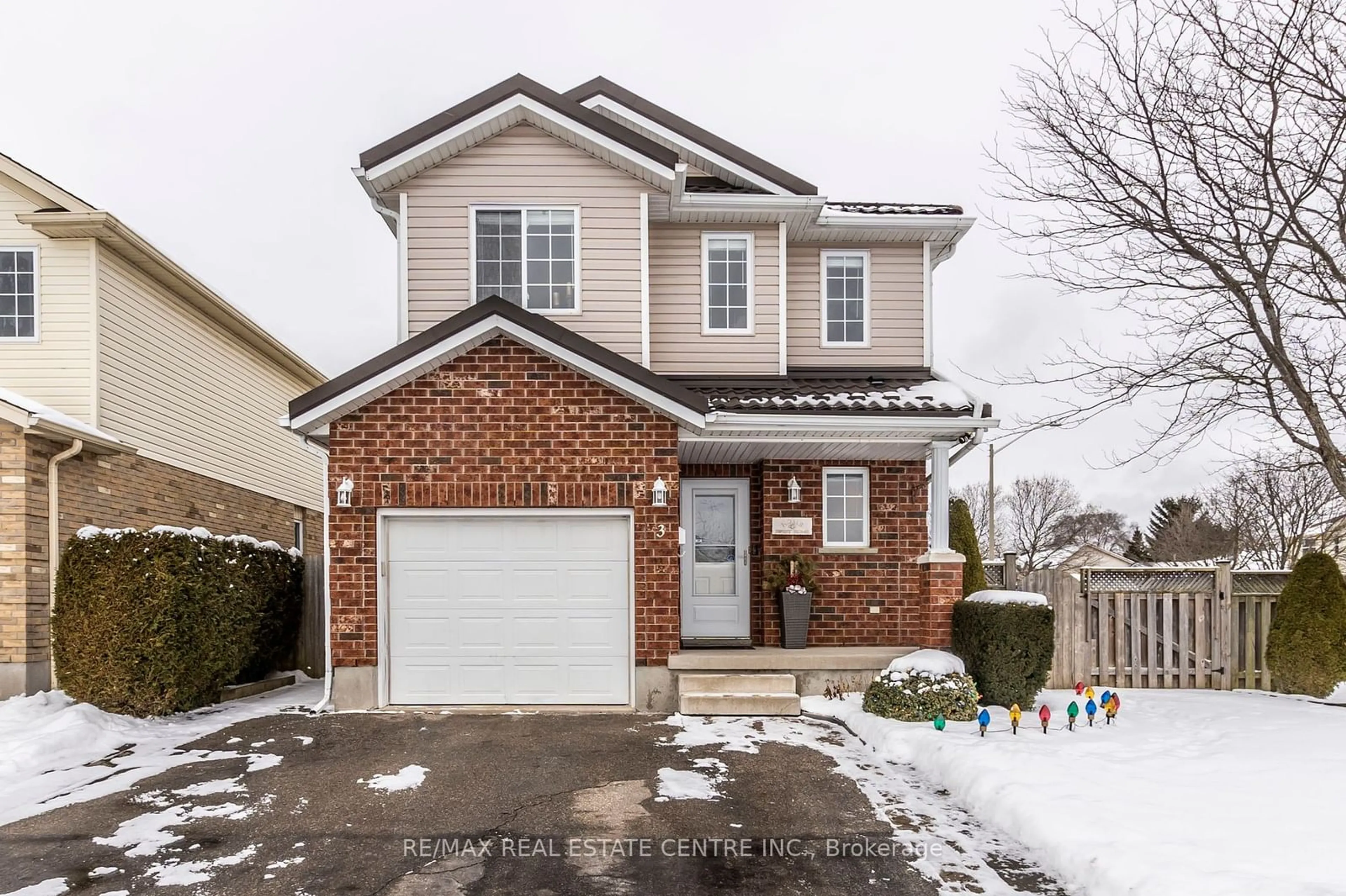 Home with brick exterior material, street for 3 Langlaw Dr, Cambridge Ontario N1P 1E9