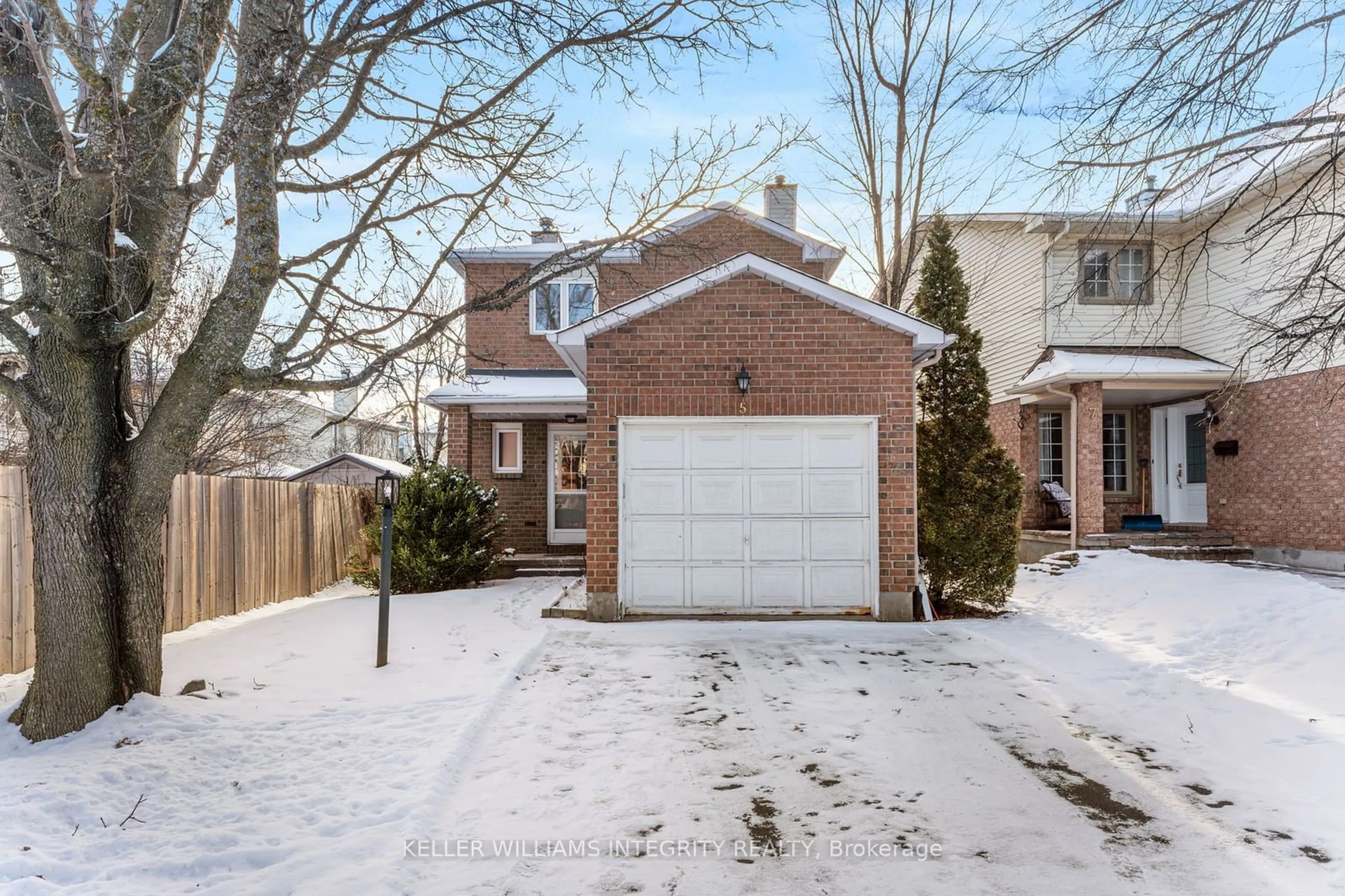 Home with brick exterior material, street for 5 Bourne St, Barrhaven Ontario K2J 3C4