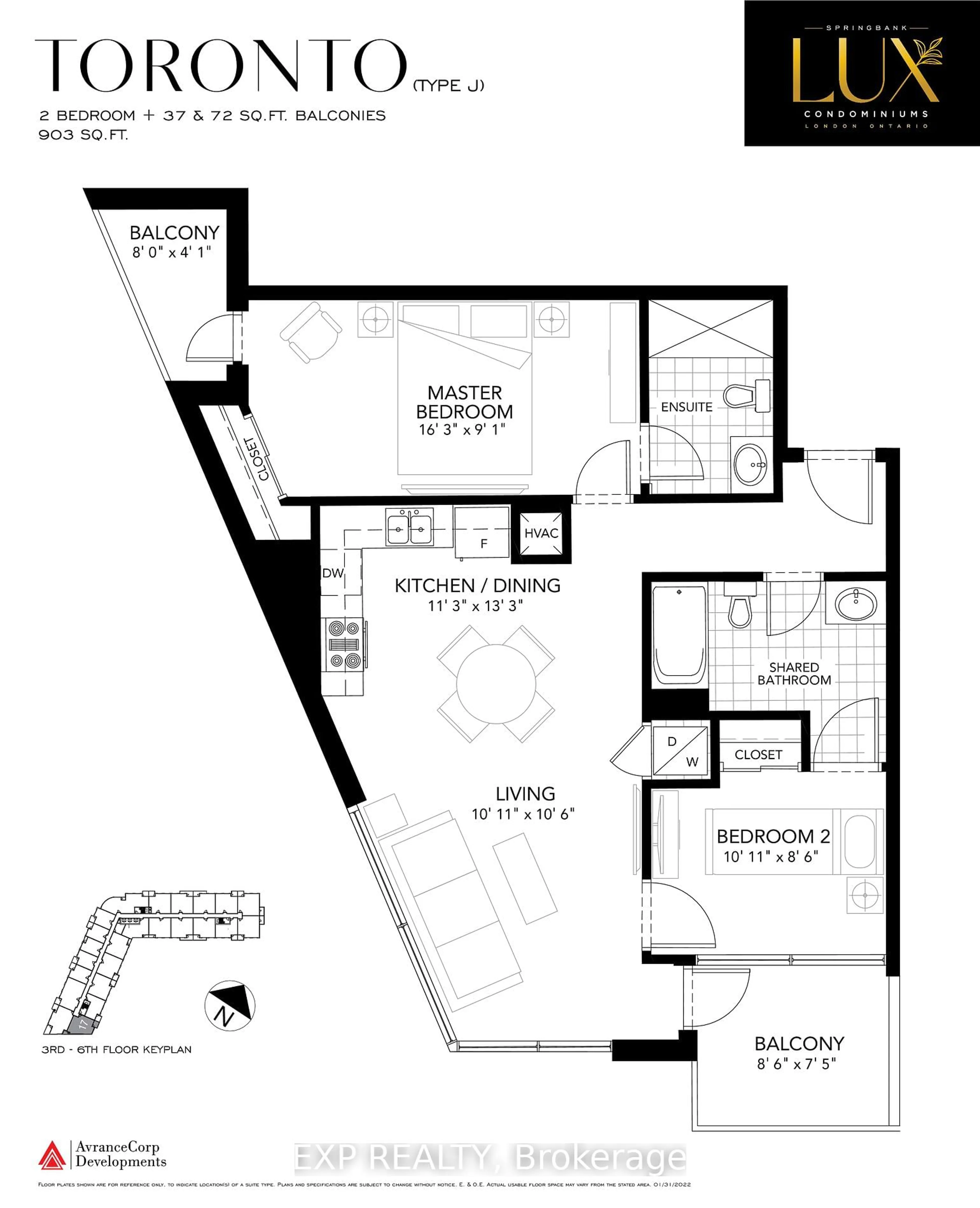 Floor plan for 464 Springbank Dr #317, London Ontario N6J 1G8