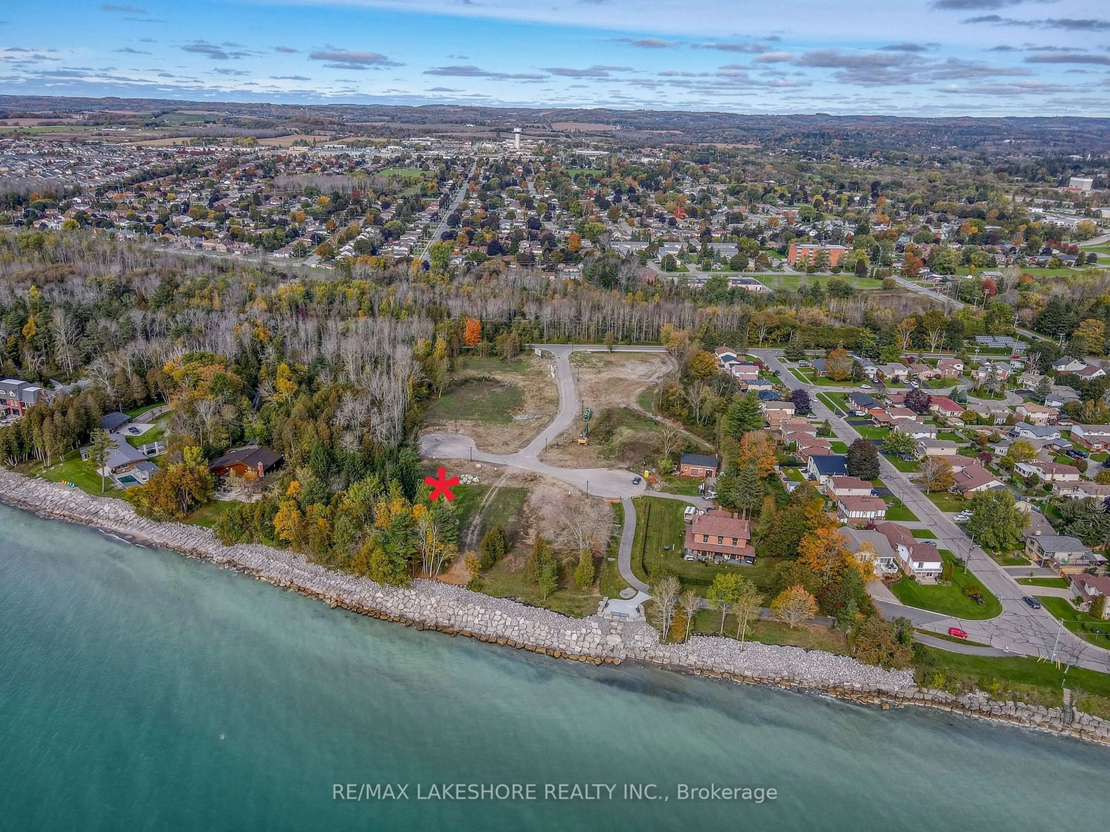A pic from outside/outdoor area/front of a property/back of a property/a pic from drone, water/lake/river/ocean view for 619 CEDAR SHORE Tr, Cobourg Ontario K9A 3L3