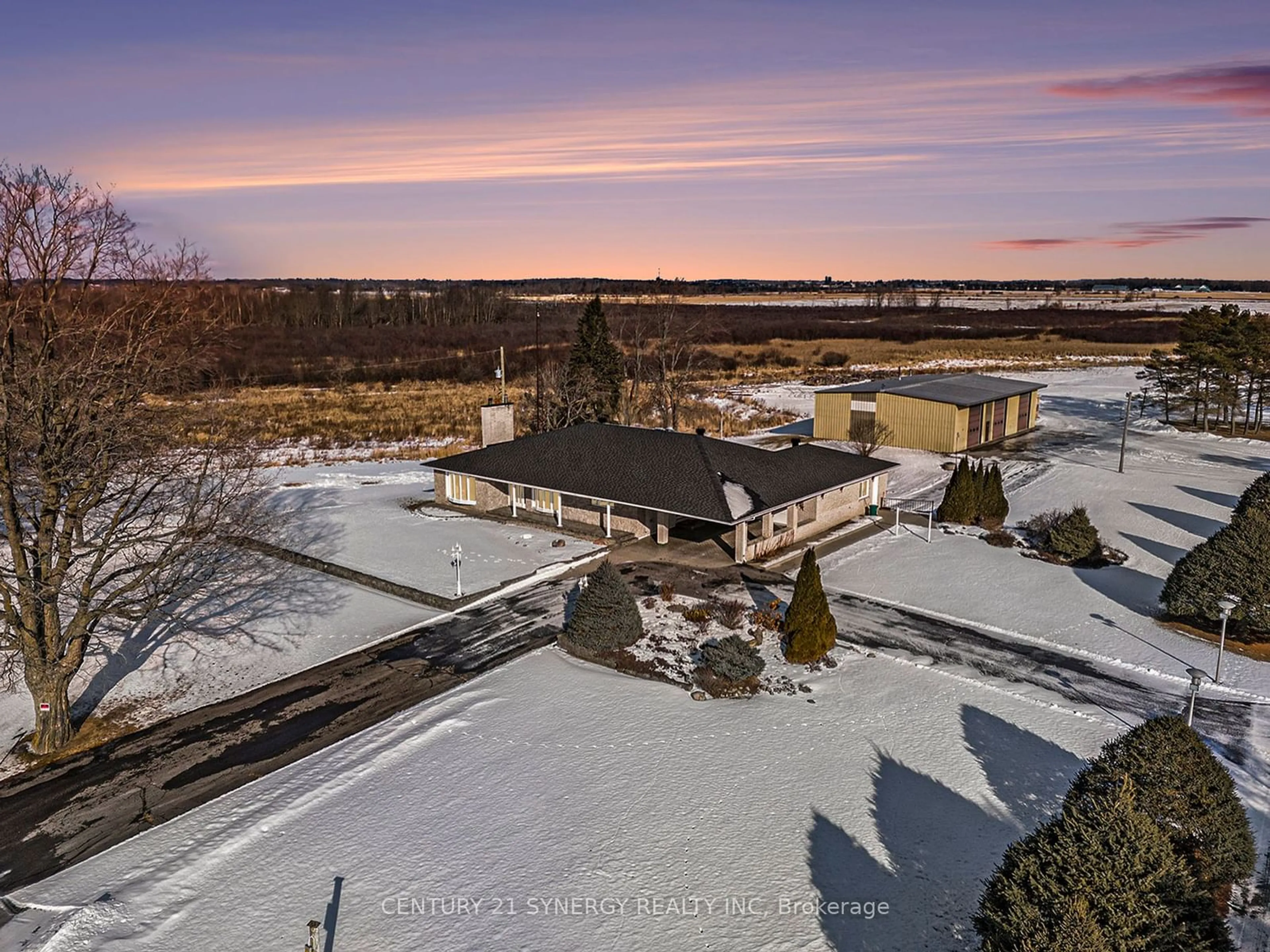 A pic from outside/outdoor area/front of a property/back of a property/a pic from drone, water/lake/river/ocean view for 4547 Carlsbad Lane, Carlsbad Springs Ontario K0A 3H0