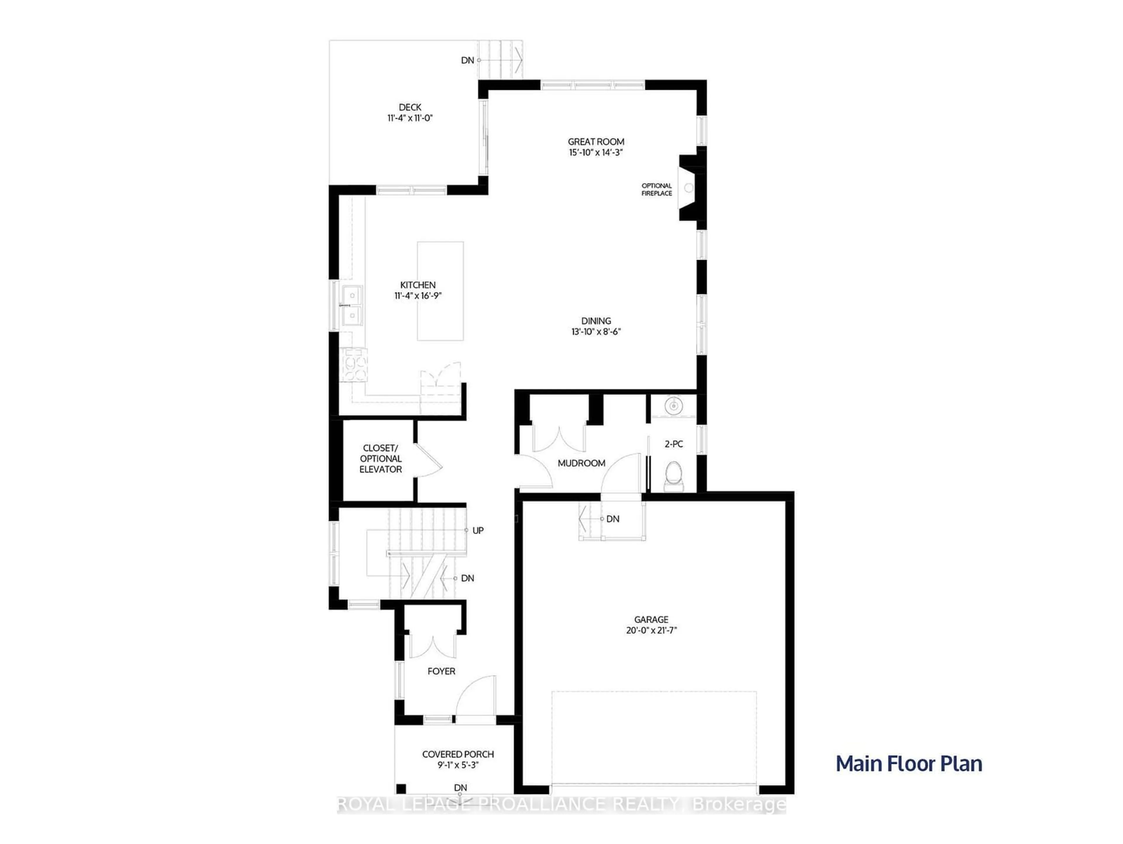 Floor plan for 4 Hollingsworth St, Cramahe Ontario K0K 1S0