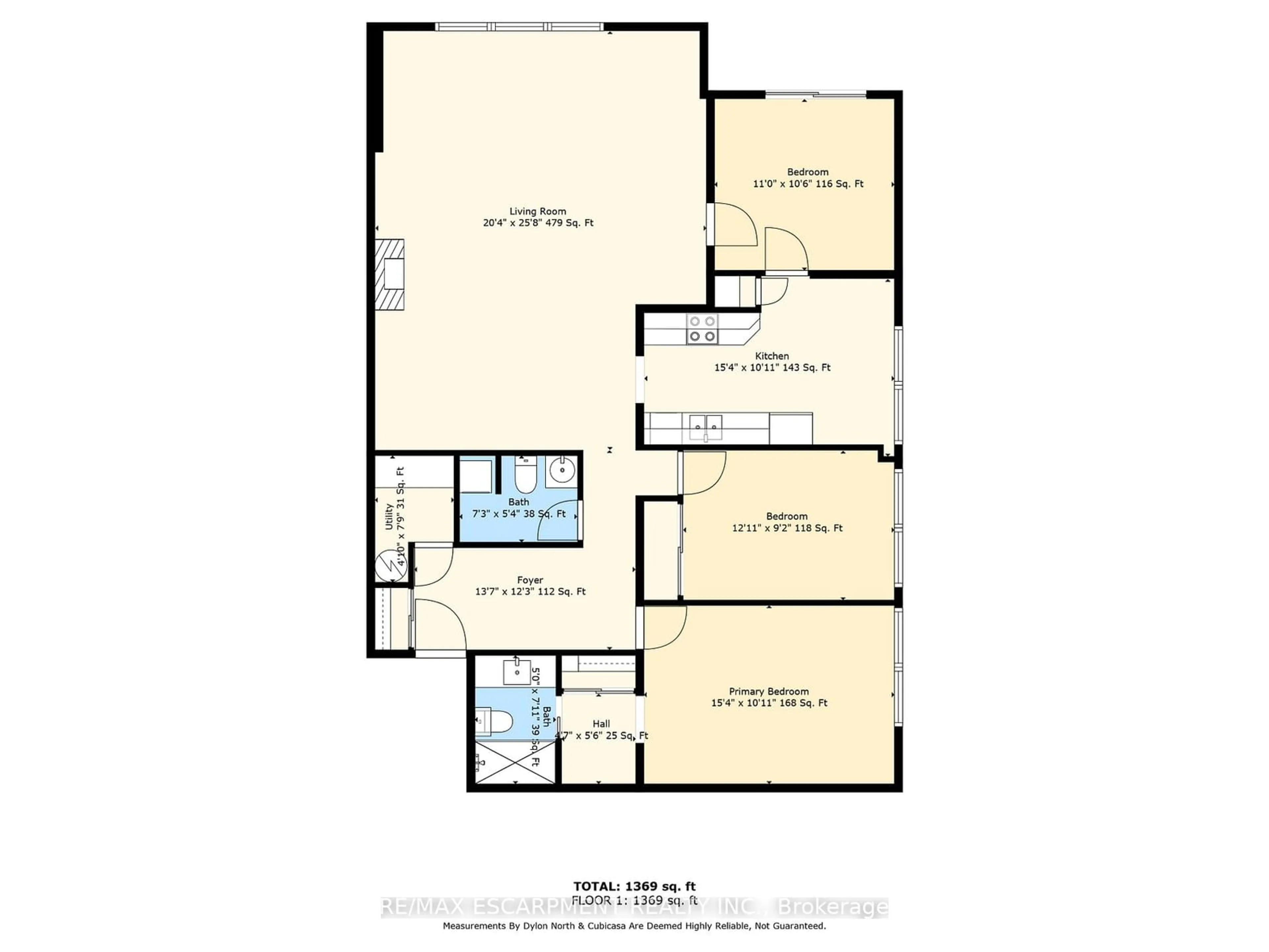 Floor plan for 28 Robinson St #101, Grimsby Ontario L3M 3C9