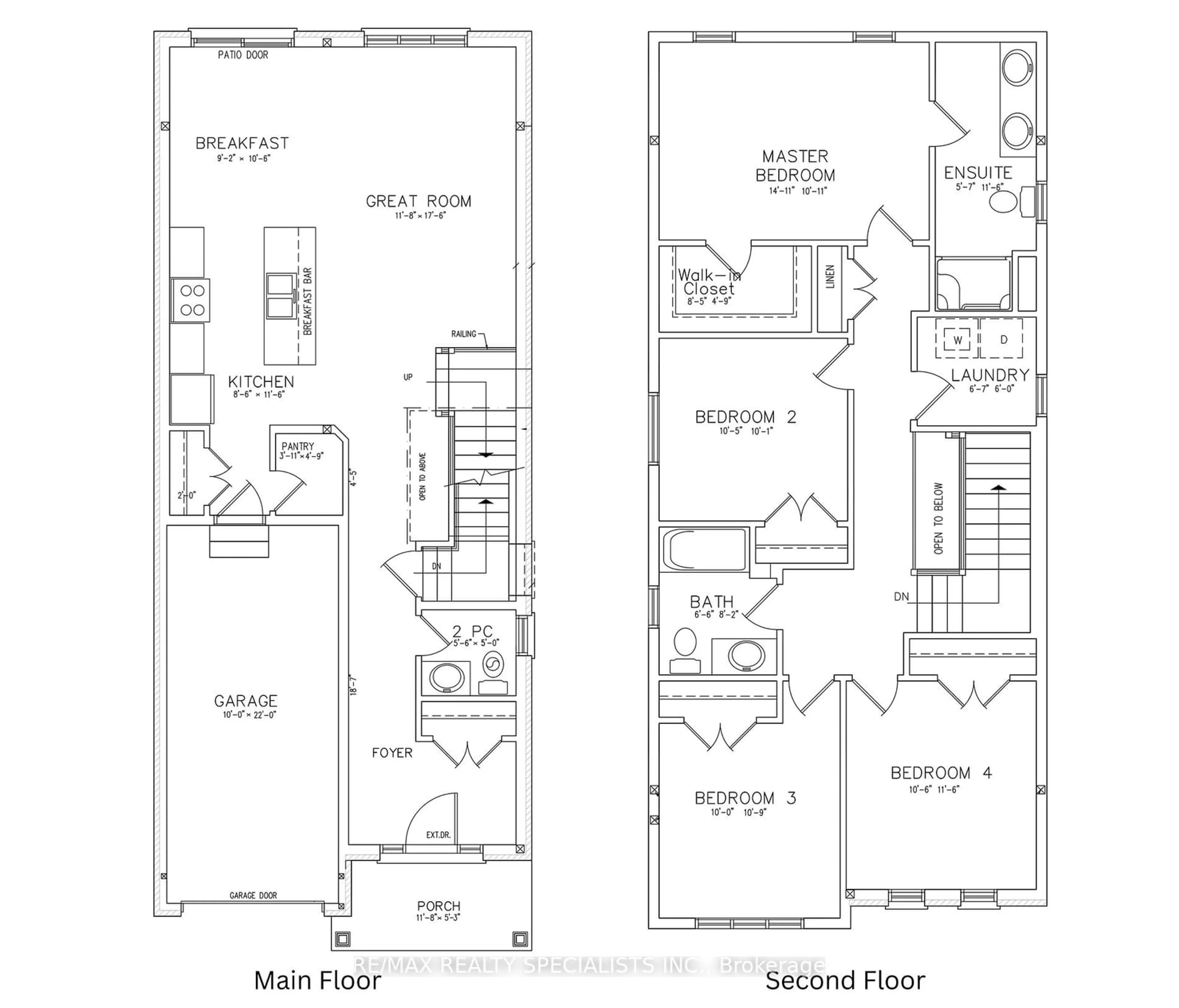 Floor plan for 3853 Auckland Ave, London Ontario N6L 0J3