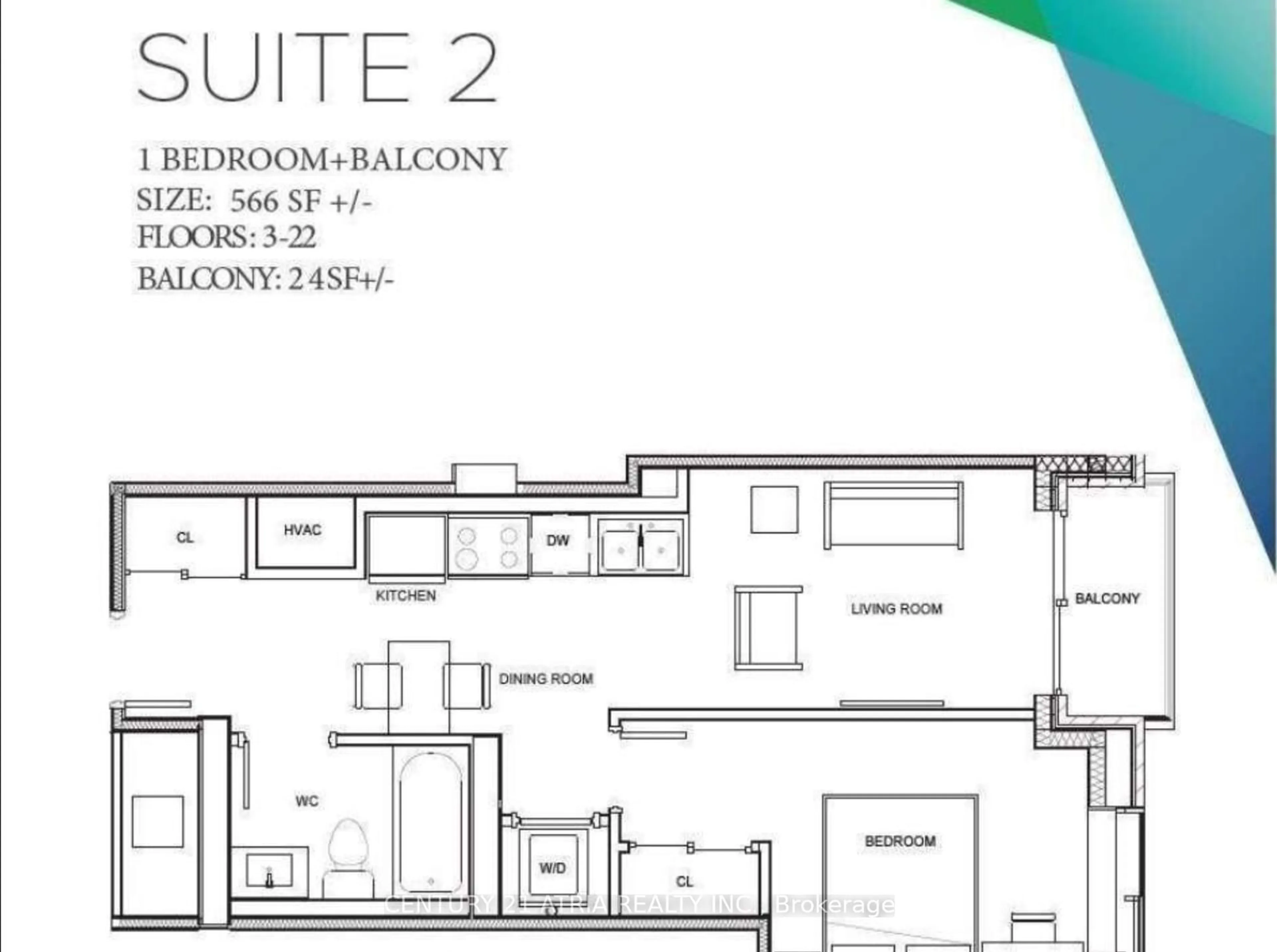 Floor plan for 158 King St #502, Waterloo Ontario N2J 0E5