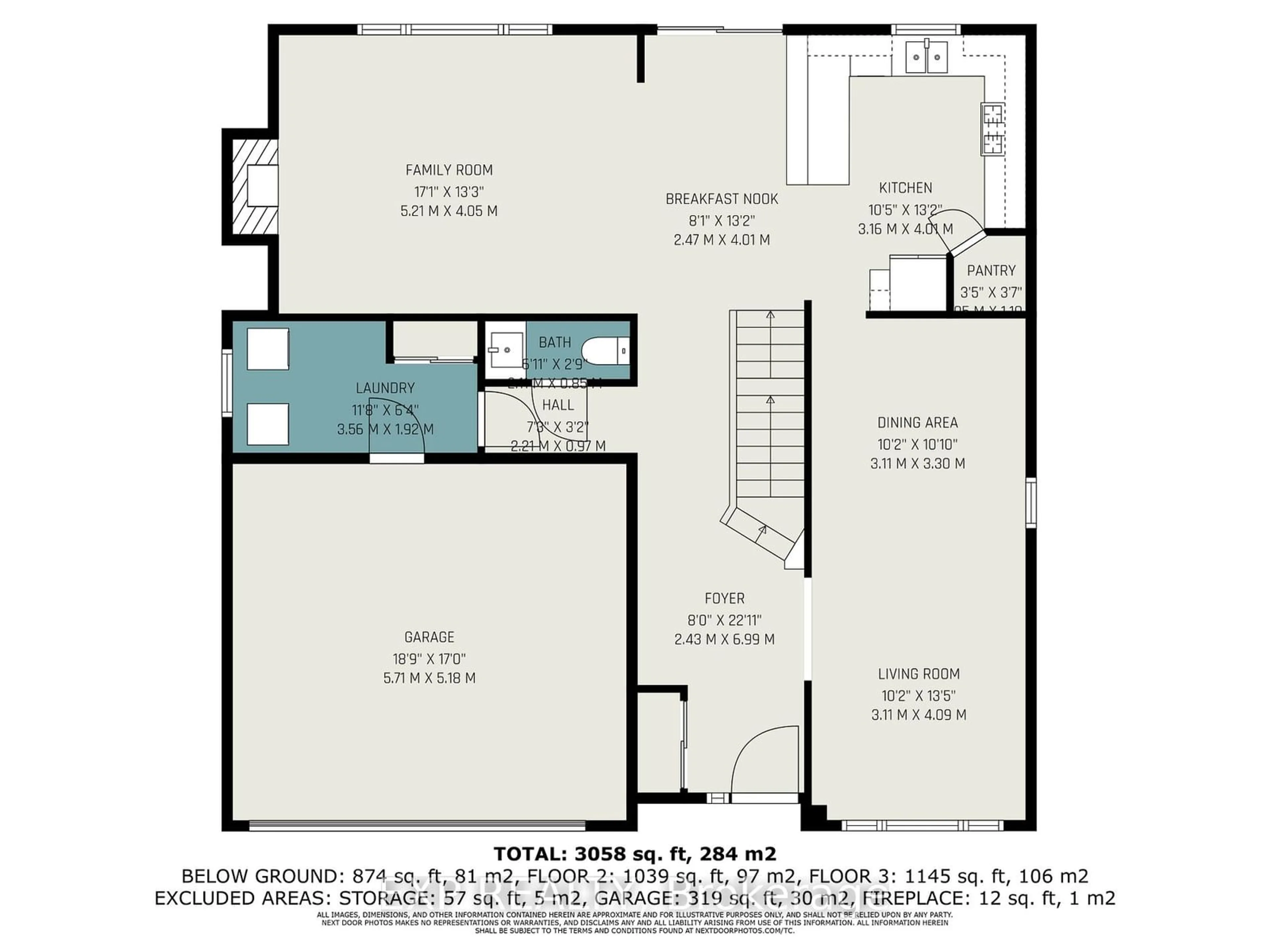 Floor plan for 61 Lamadeleine Blvd, Russell Ontario K0A 1W0