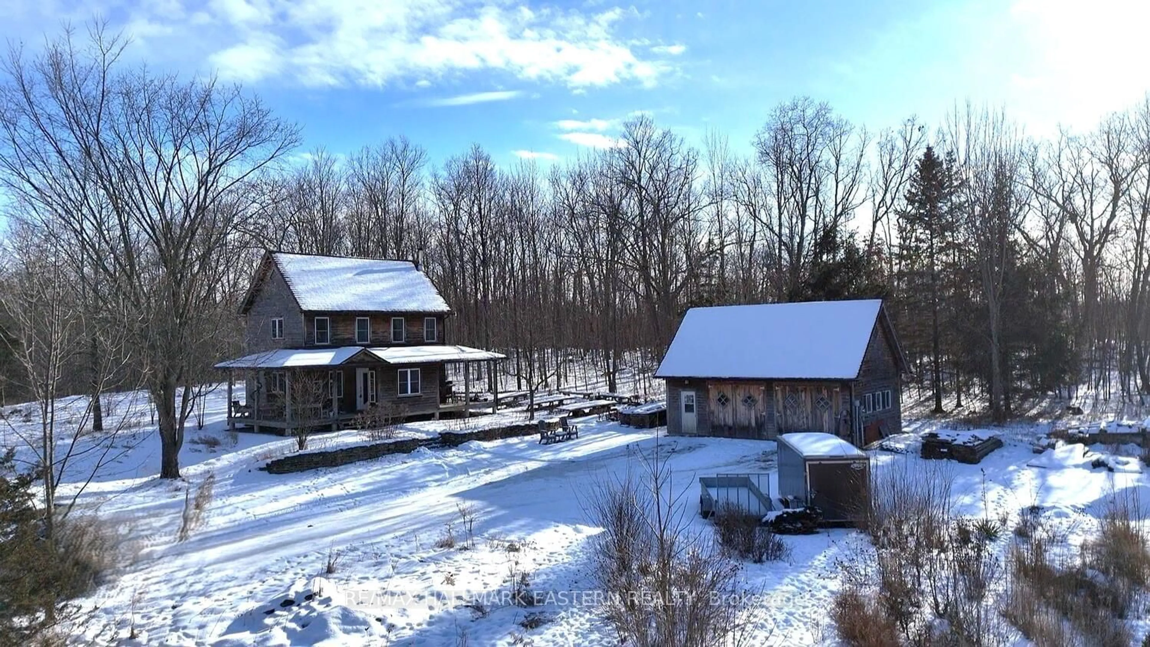 A pic from outside/outdoor area/front of a property/back of a property/a pic from drone, unknown for 2339 13th Line, Trent Hills Ontario K0K 2M0