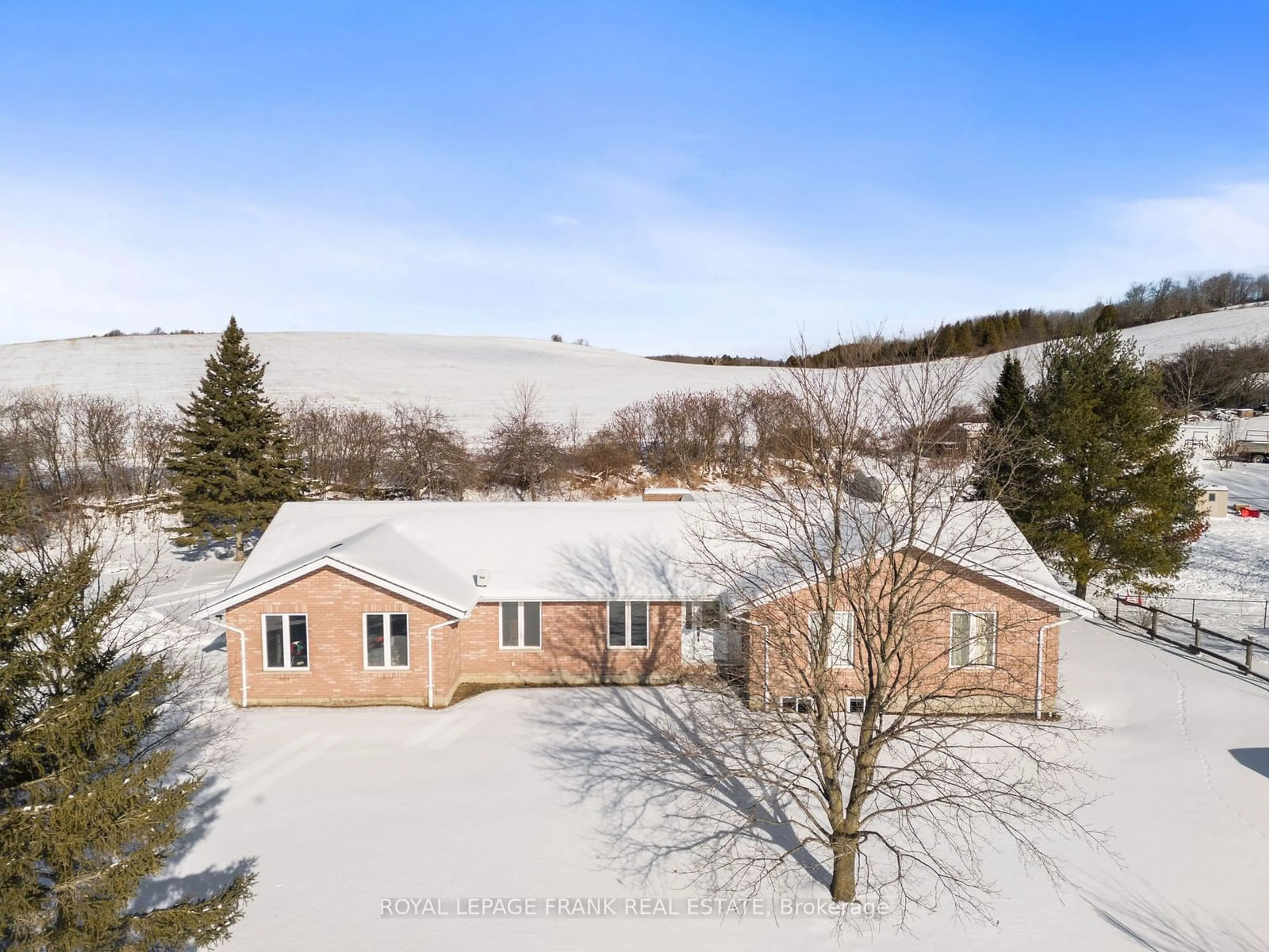 A pic from outside/outdoor area/front of a property/back of a property/a pic from drone, mountain view for 1245 7th Line, Asphodel-Norwood Ontario K0L 1Y0