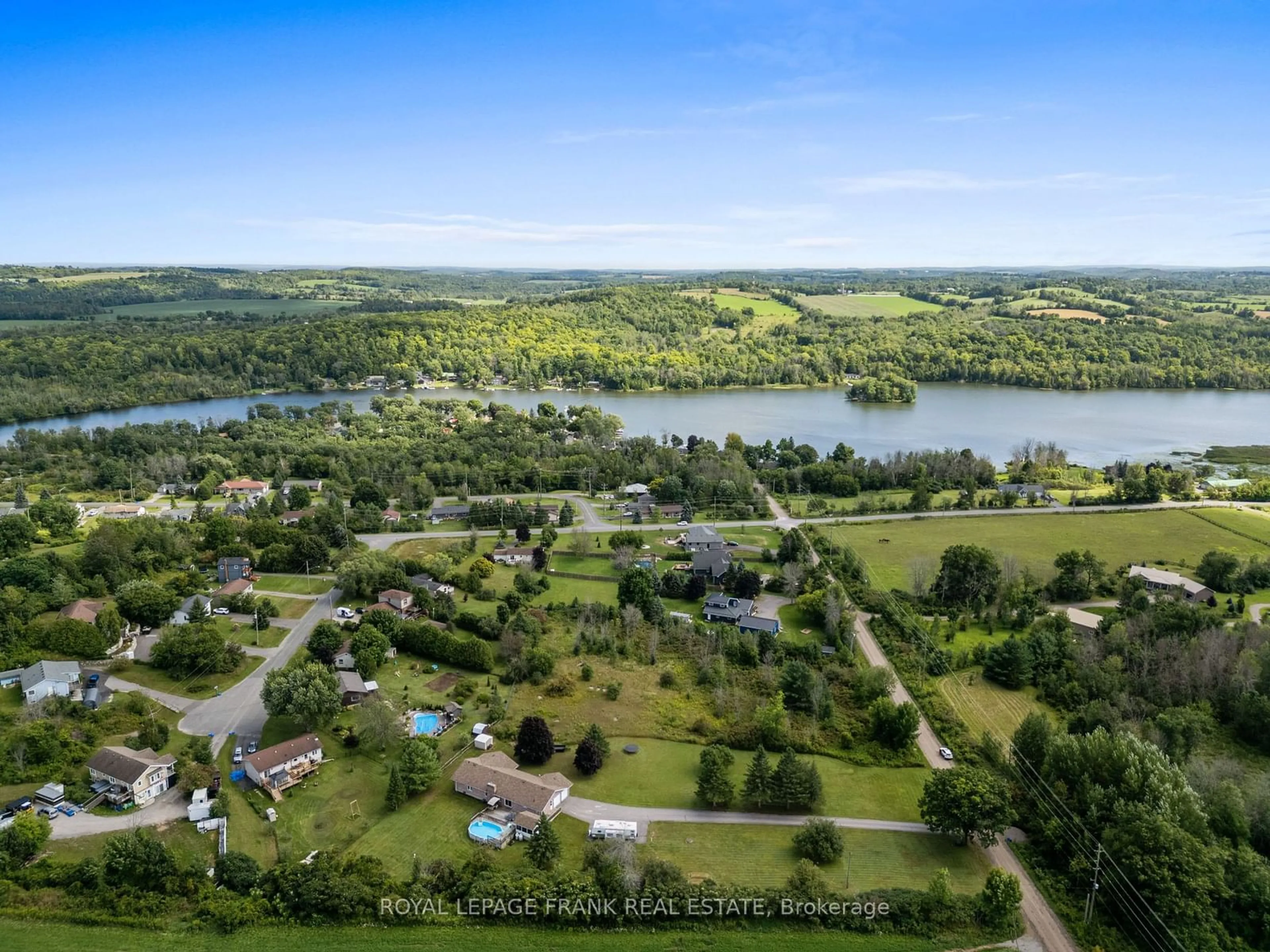 A pic from outside/outdoor area/front of a property/back of a property/a pic from drone, water/lake/river/ocean view for 1245 7th Line, Asphodel-Norwood Ontario K0L 1Y0