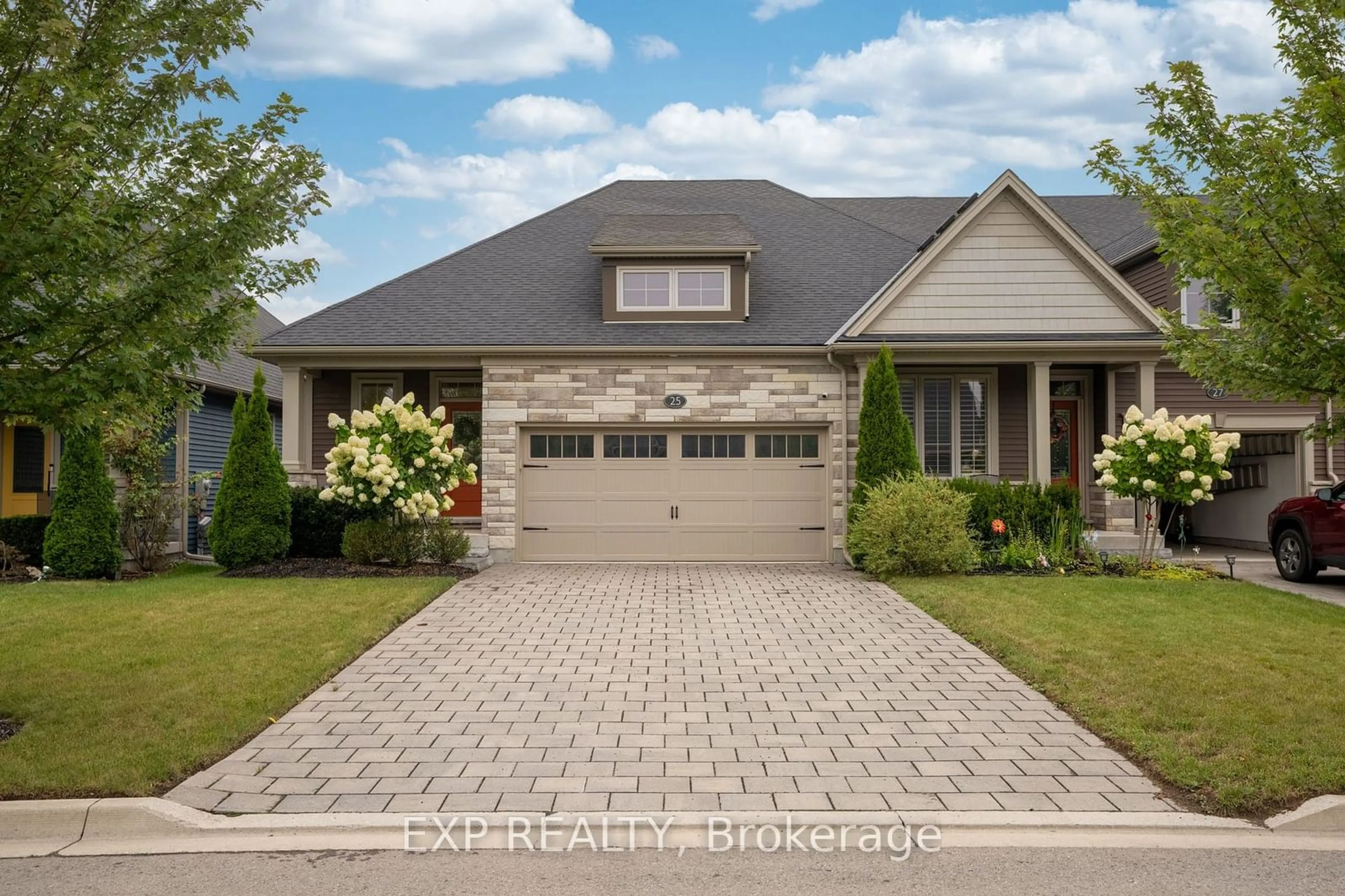 Home with brick exterior material, street for 25 Andrew Lane, Thorold Ontario L2V 0V3