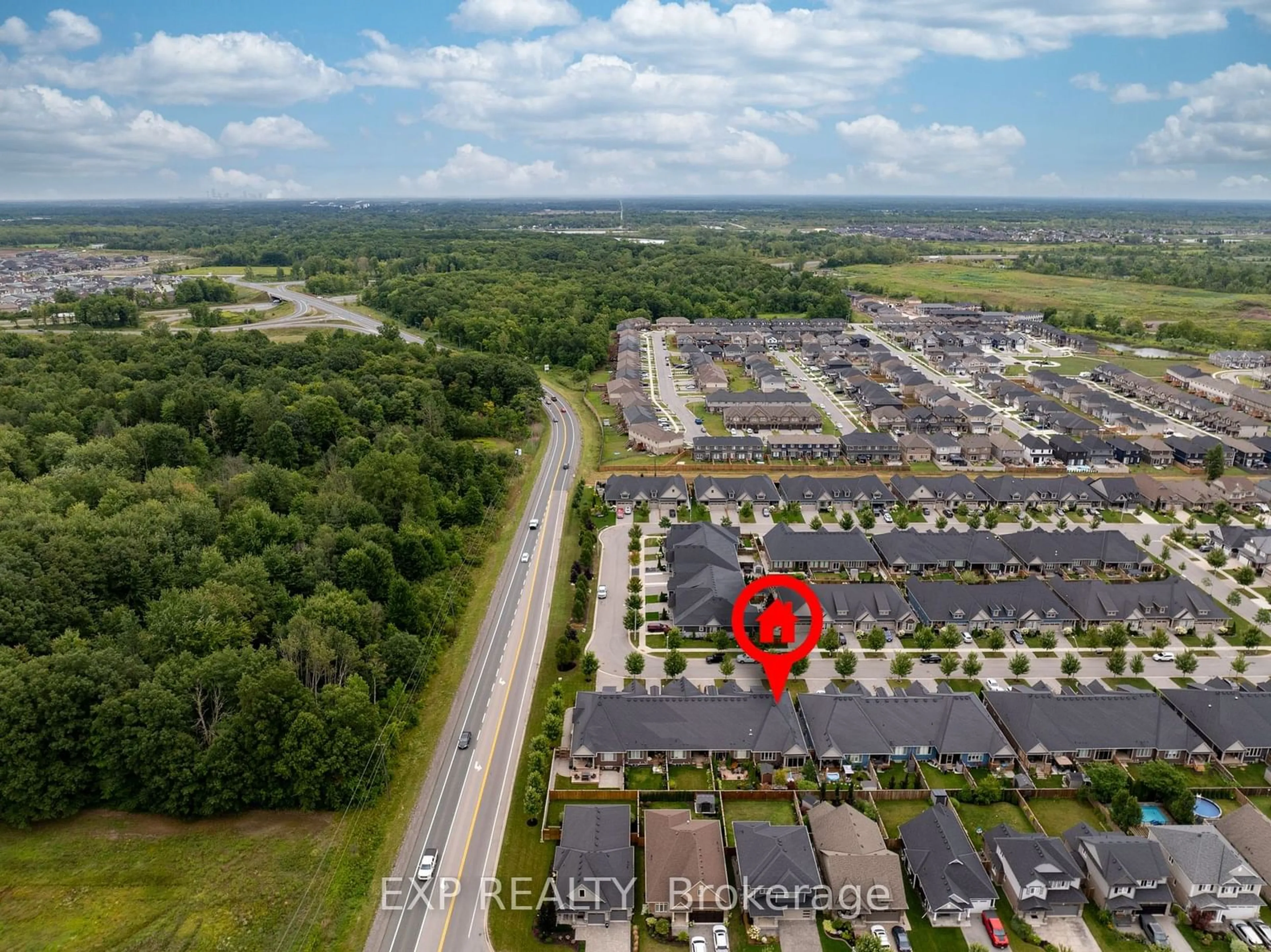 A pic from outside/outdoor area/front of a property/back of a property/a pic from drone, street for 25 Andrew Lane, Thorold Ontario L2V 0V3