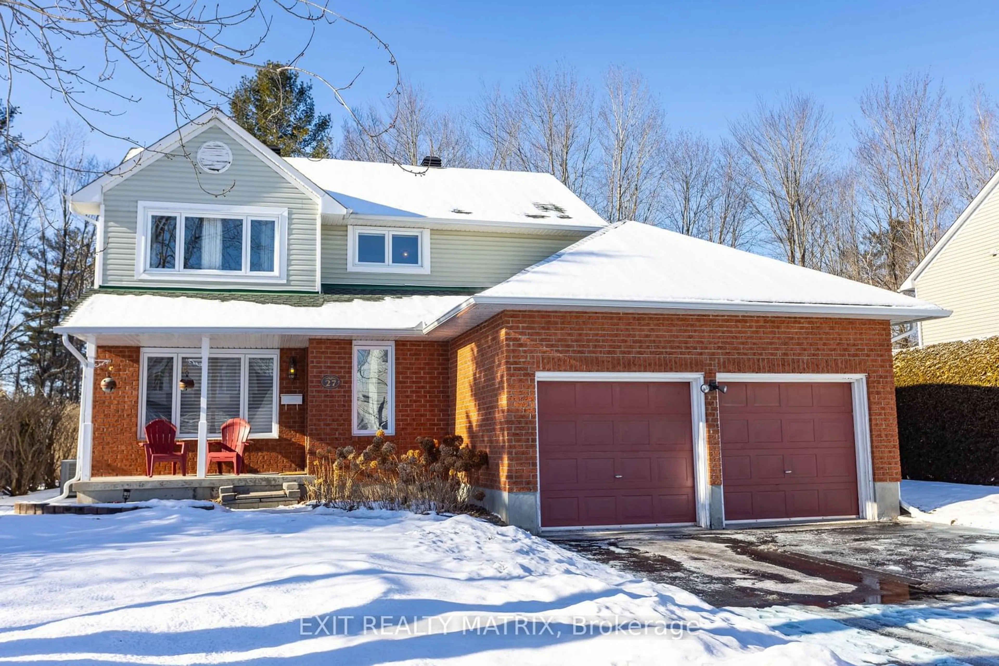 Home with brick exterior material, street for 27 Parklands Ave, Russell Ontario K4R 1A2