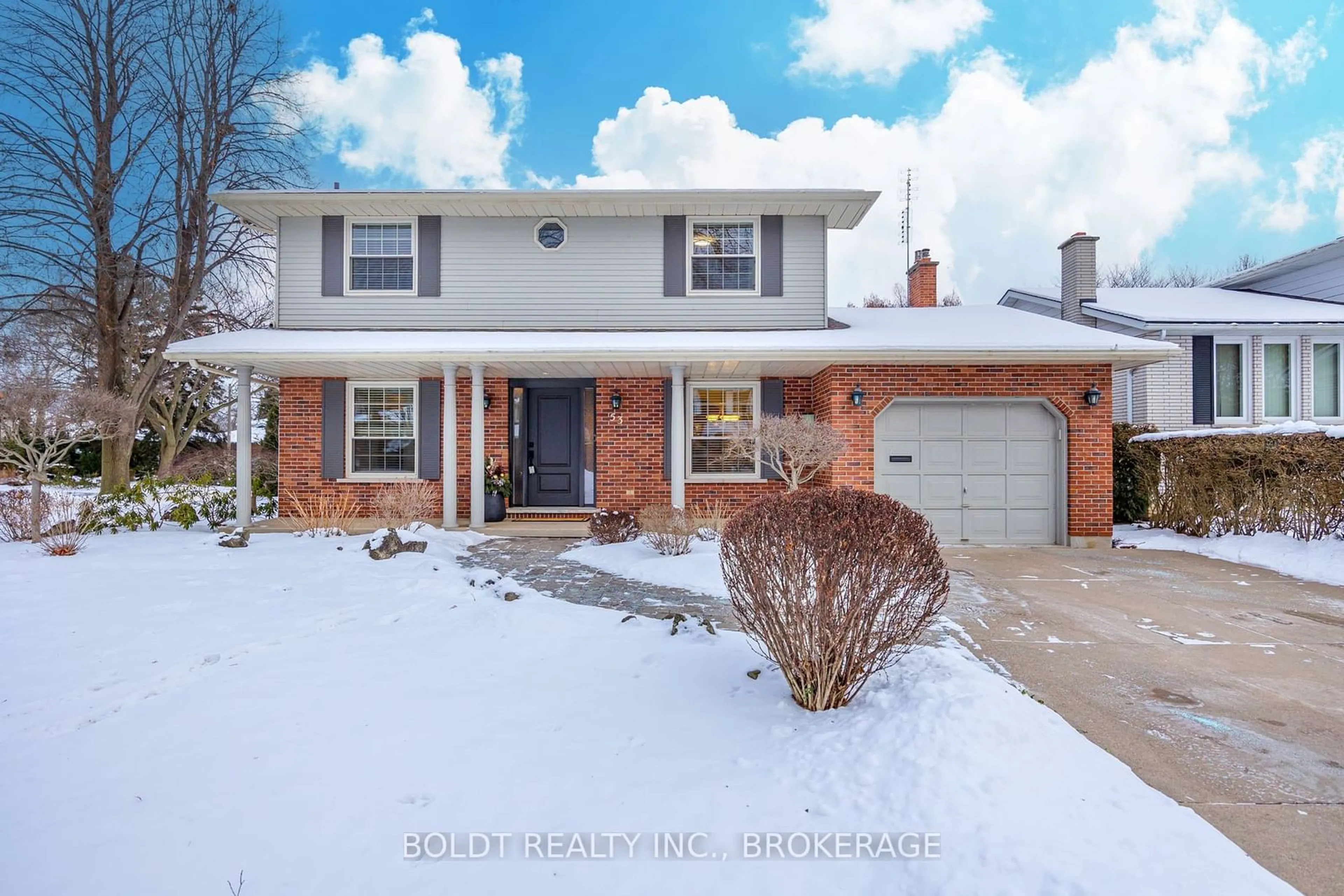 Home with brick exterior material, street for 53 Royal Henley Blvd, St. Catharines Ontario L2N 4S3