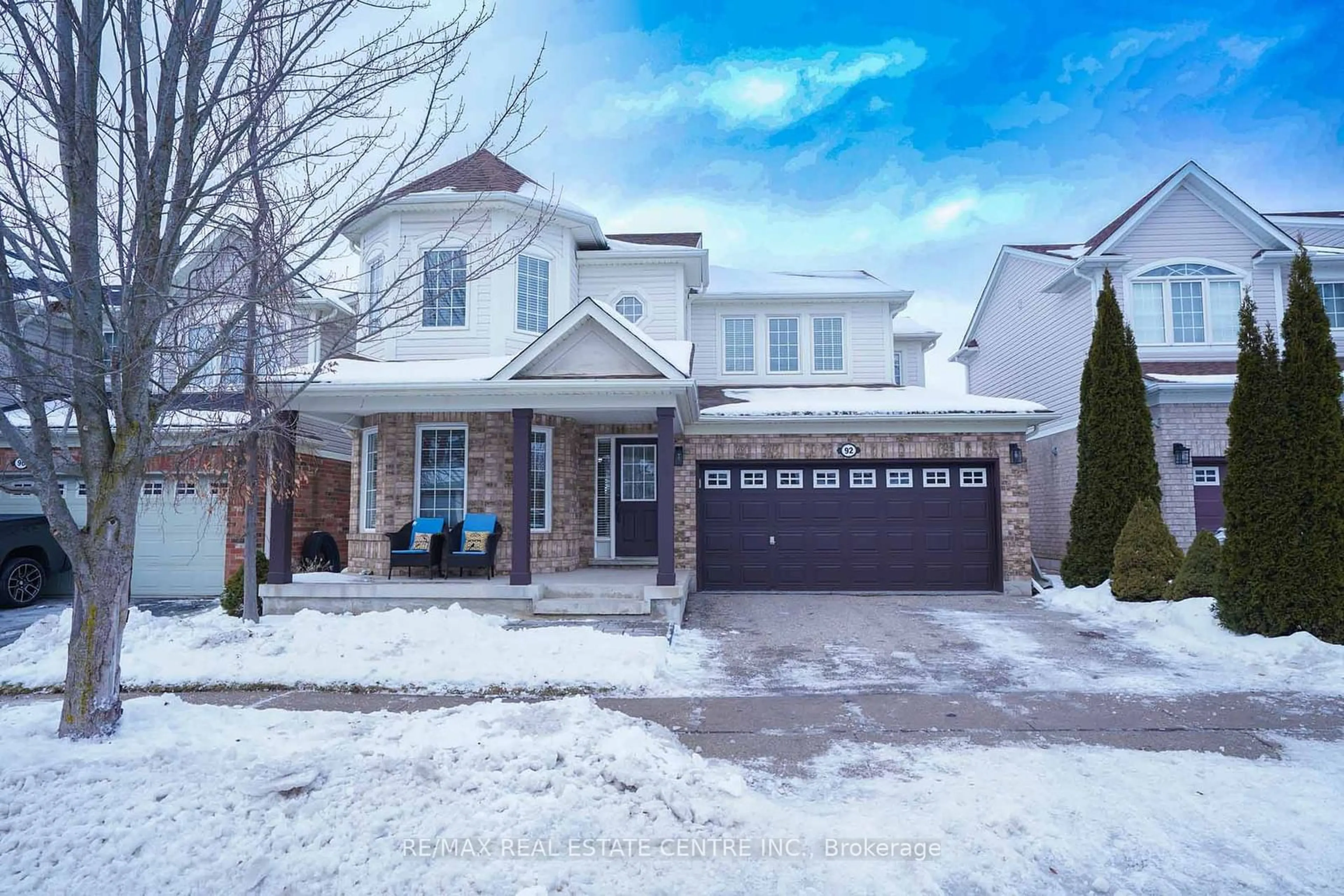 Home with brick exterior material, street for 92 Zieman Cres, Cambridge Ontario N1T 2H5