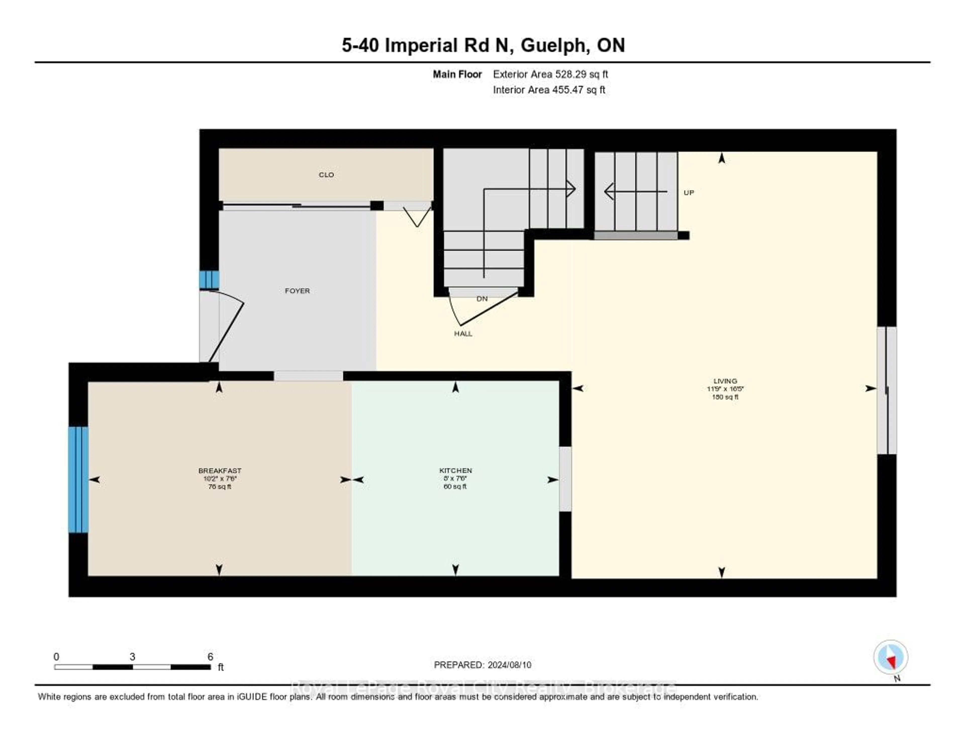 Floor plan for 40 Imperial Rd #5, Guelph Ontario N1H 8B4