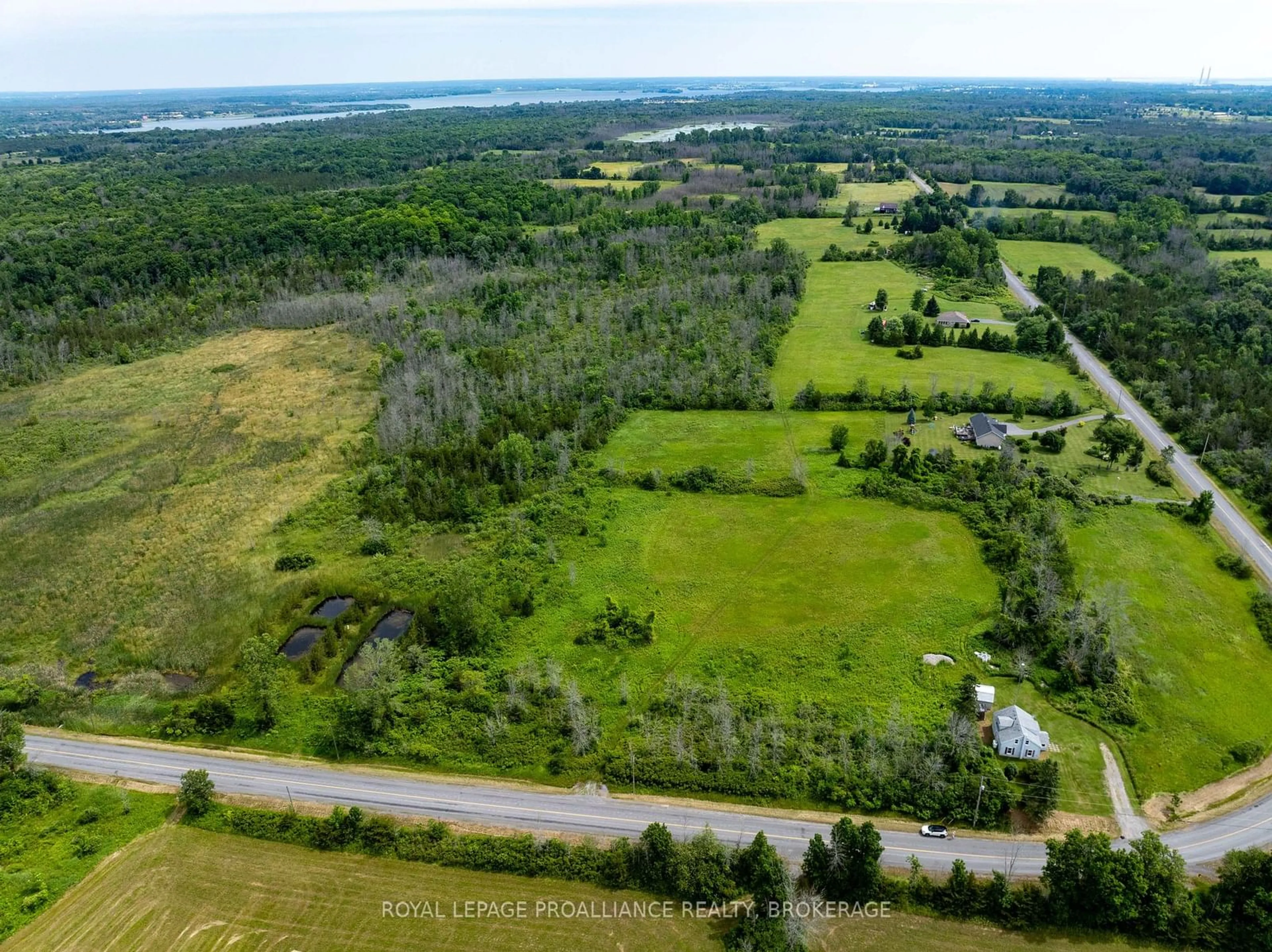 A pic from outside/outdoor area/front of a property/back of a property/a pic from drone, water/lake/river/ocean view for 661 County Rd 25, Greater Napanee Ontario K7R 3K7