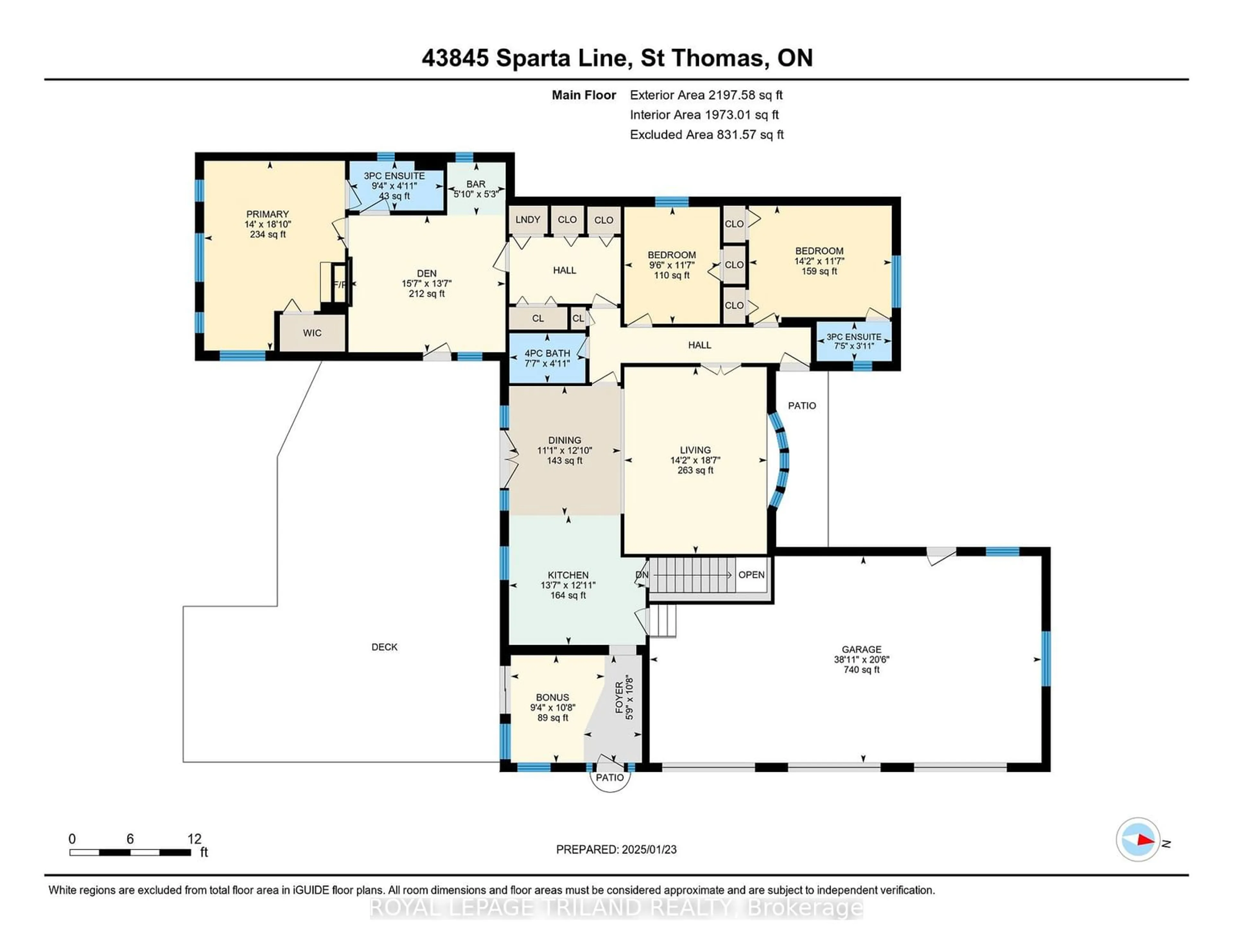 Floor plan for 43845 Sparta Line, Central Elgin Ontario N5P 3S8