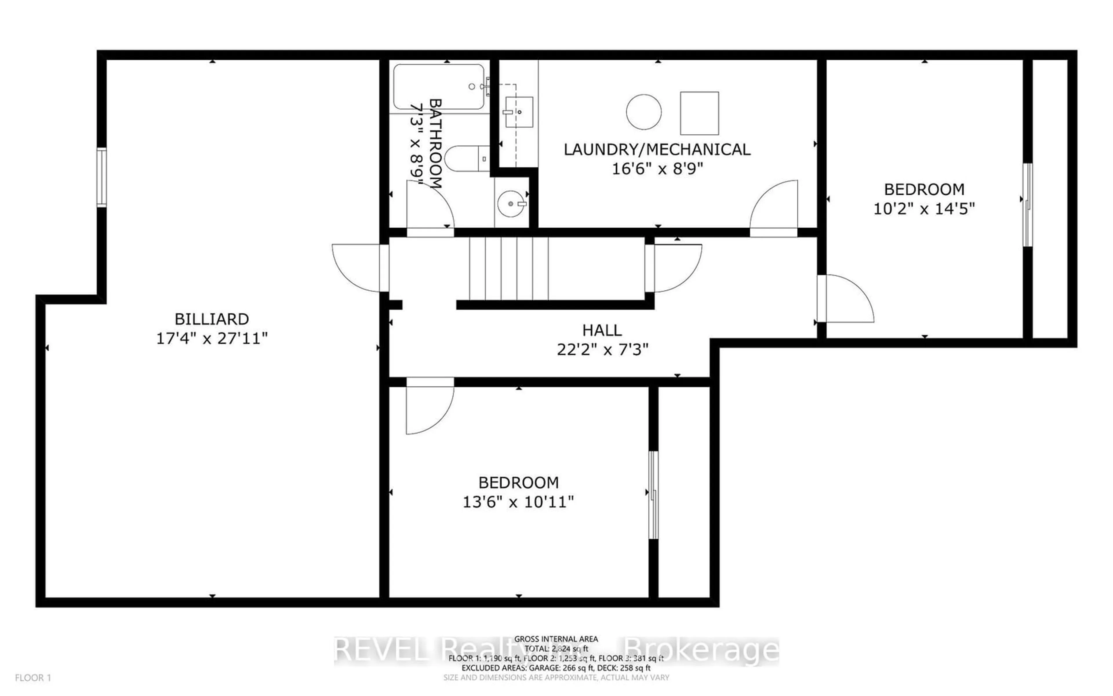 Floor plan for 3381 Montrose Rd #3, Niagara Falls Ontario L2H 0J9